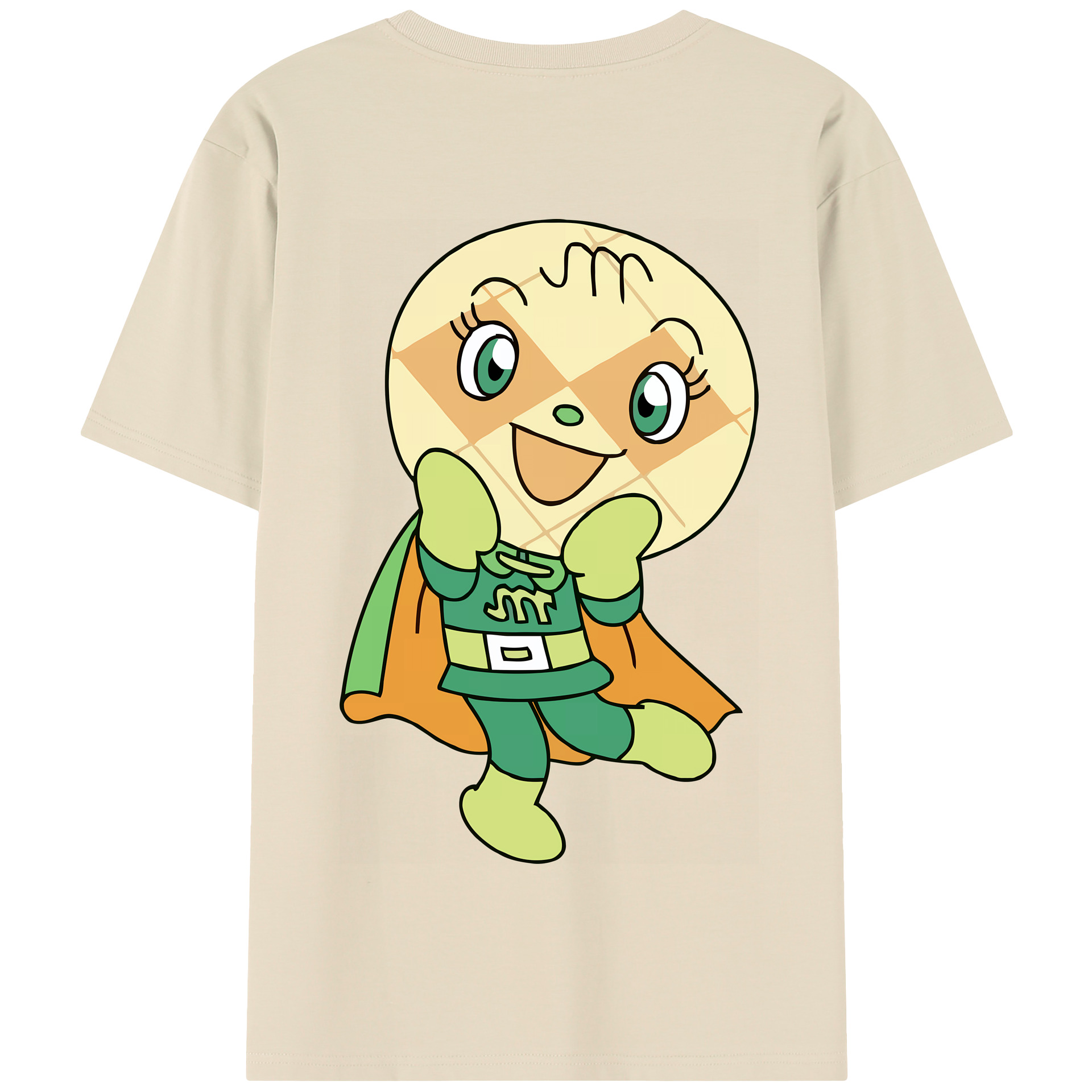 （画像用） アンパンマン Anpanman 綿100％半袖Tシャツ（背面プリント）
