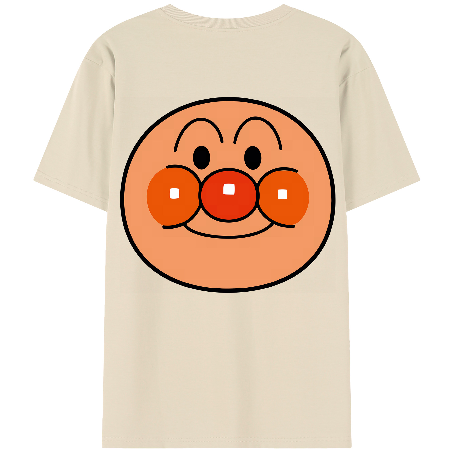 （画像用） アンパンマン Anpanman 綿100％半袖Tシャツ（背面プリント）