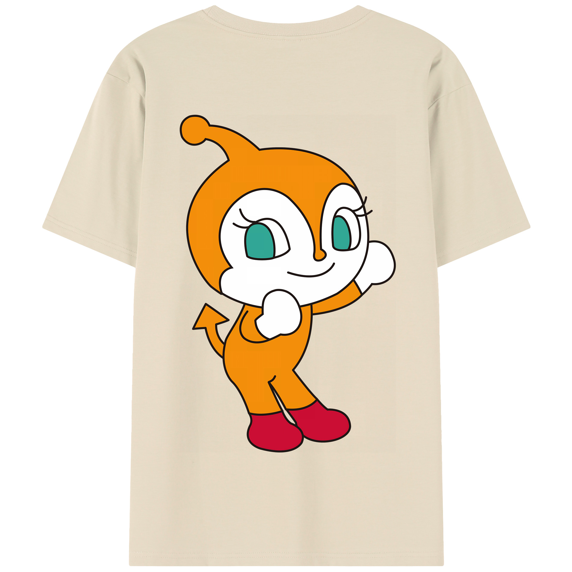 （画像用） アンパンマン Anpanman 綿100％半袖Tシャツ（背面プリント）