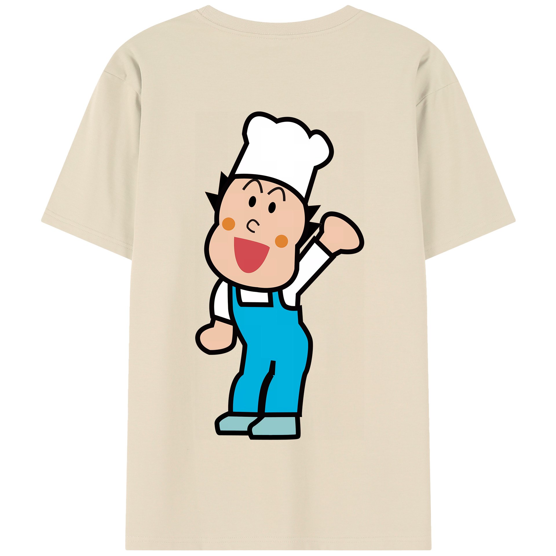 （画像用） アンパンマン Anpanman 綿100％半袖Tシャツ（背面プリント）