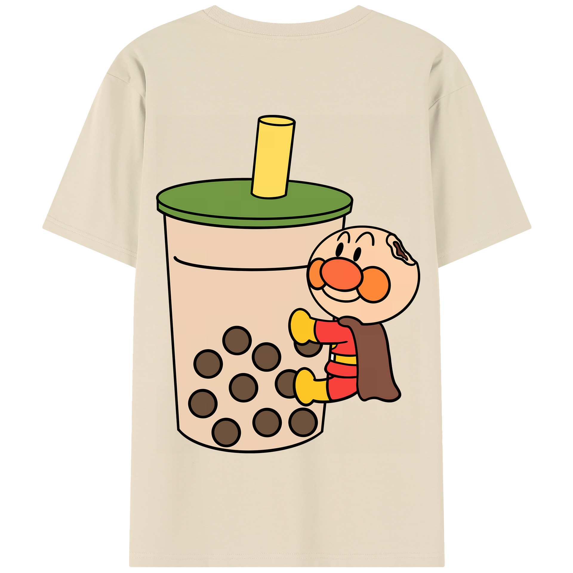 （画像用） アンパンマン Anpanman 綿100％半袖Tシャツ（背面プリント）