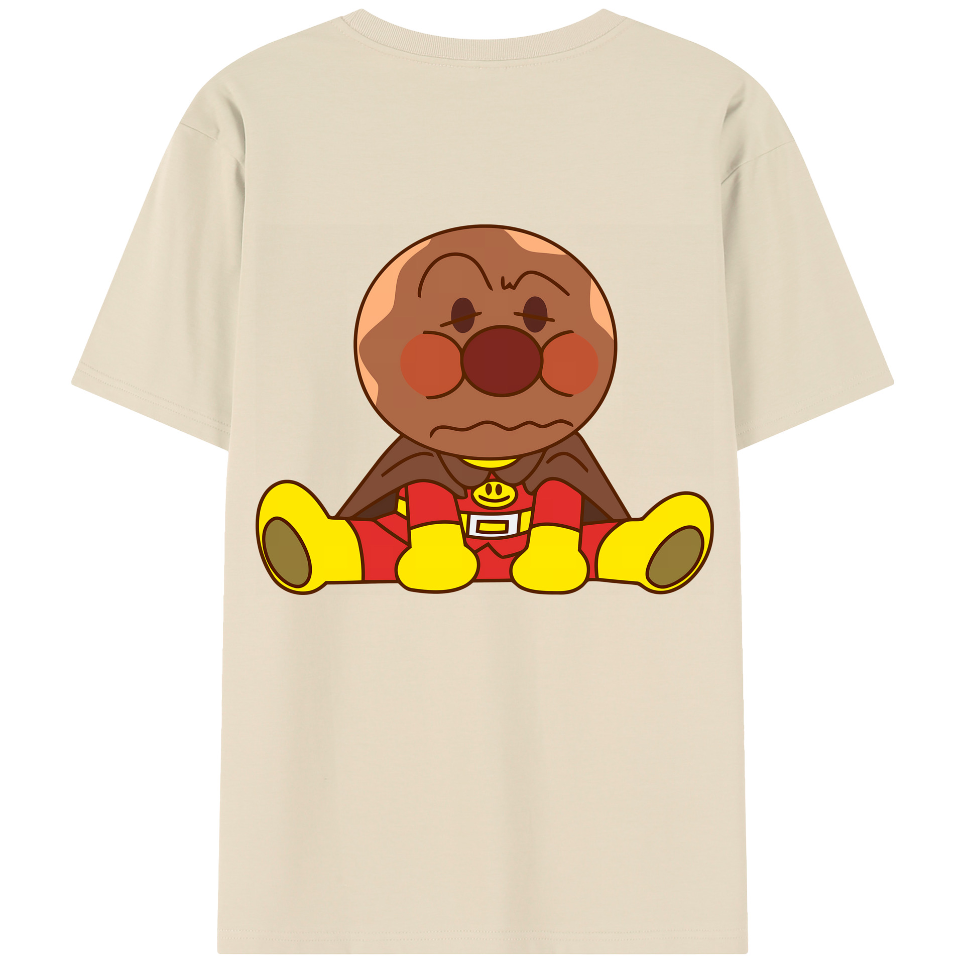 （画像用） アンパンマン Anpanman 綿100％半袖Tシャツ（背面プリント）