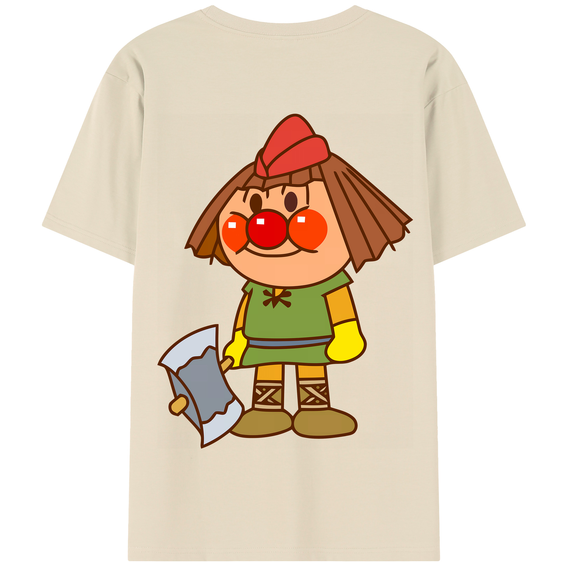 （画像用） アンパンマン Anpanman 綿100％半袖Tシャツ（背面プリント）
