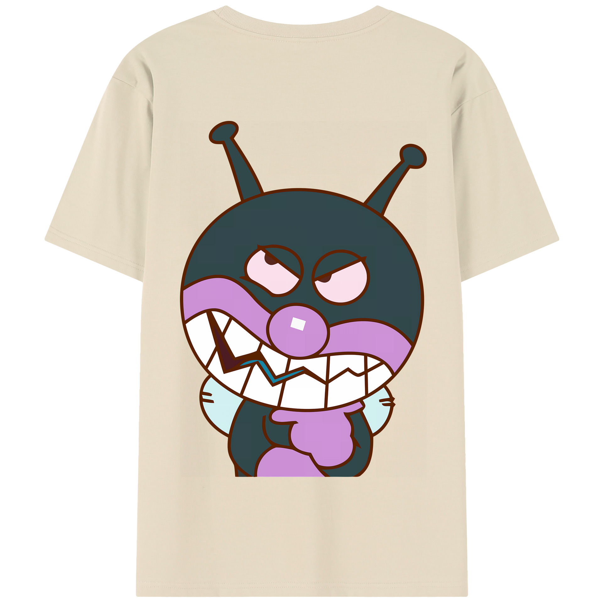 （画像用） アンパンマン Anpanman 綿100％半袖Tシャツ（背面プリント）
