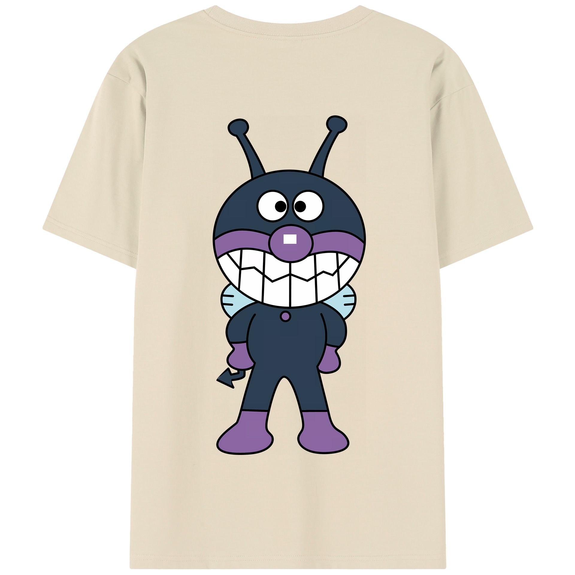 （画像用） アンパンマン Anpanman 綿100％半袖Tシャツ（背面プリント）