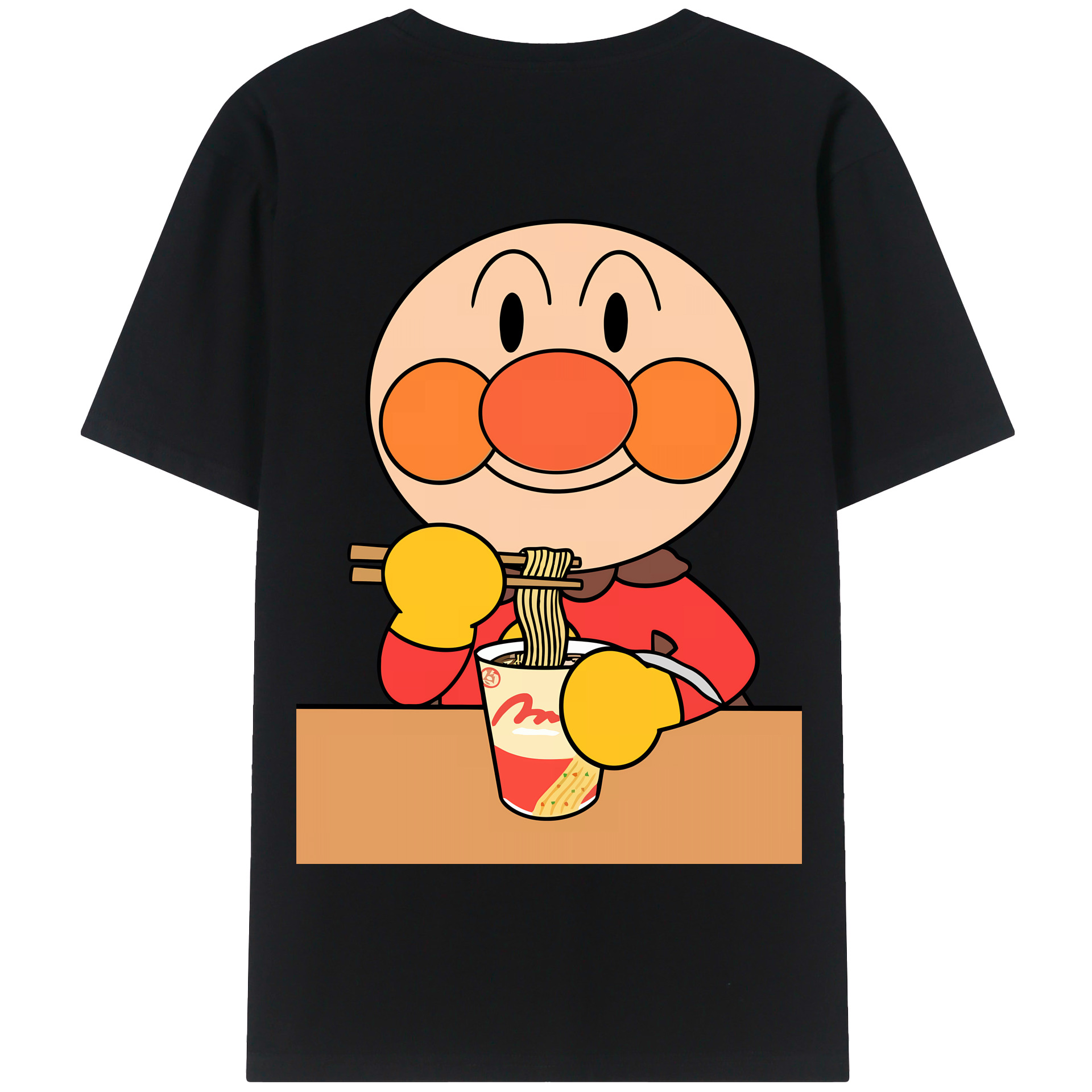 （画像用） アンパンマン Anpanman 綿100％半袖Tシャツ（背面プリント）
