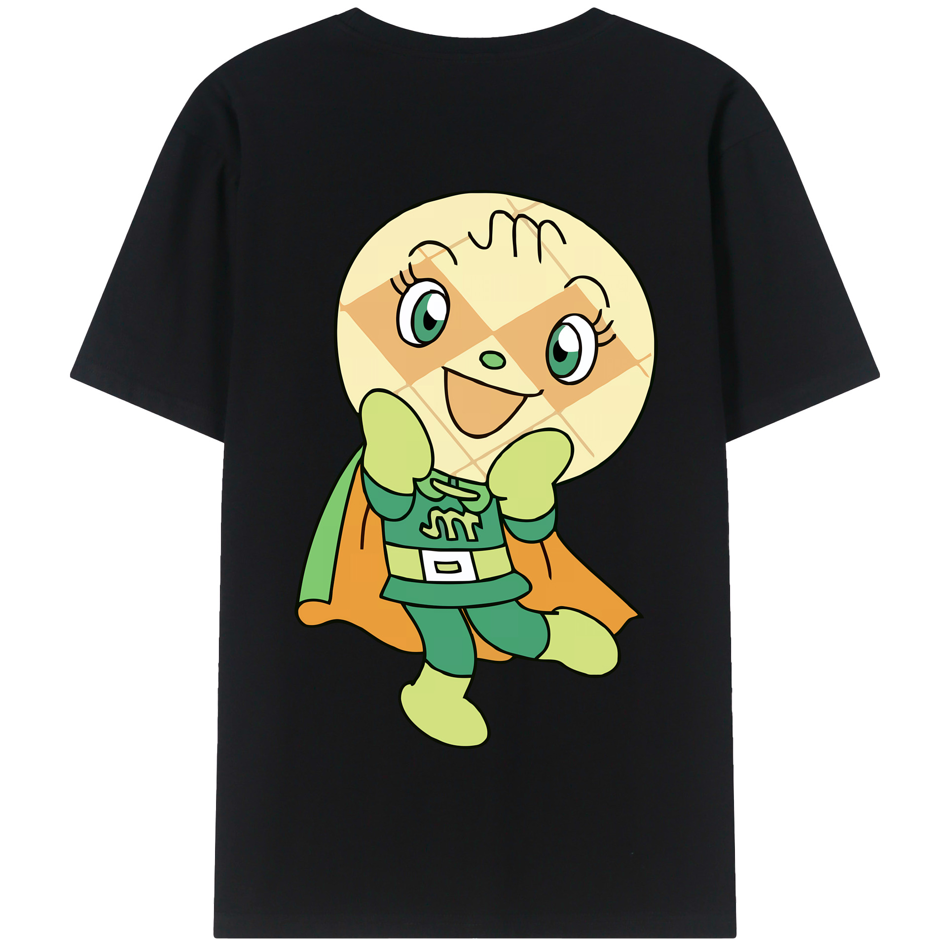 （画像用） アンパンマン Anpanman 綿100％半袖Tシャツ（背面プリント）