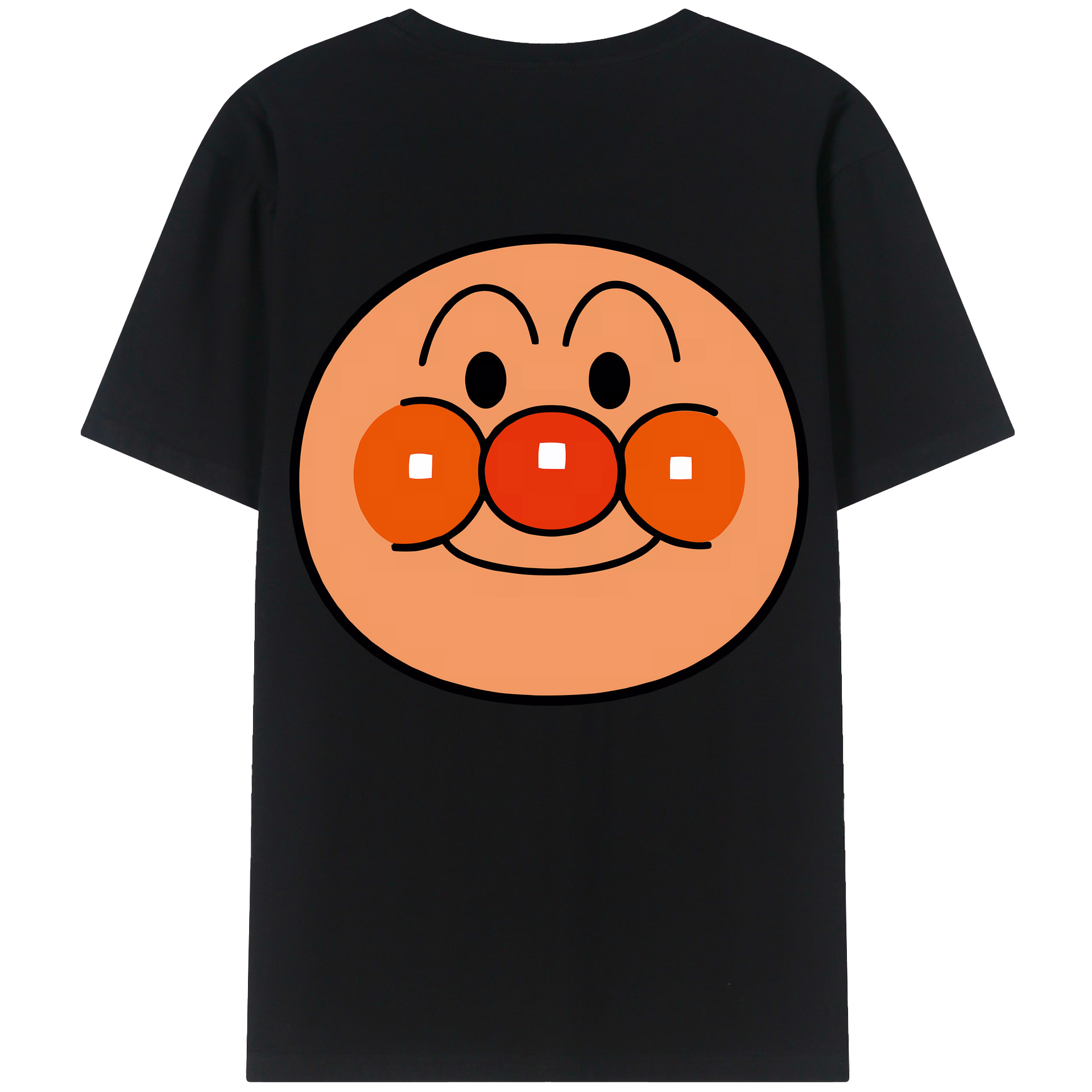 （画像用） アンパンマン Anpanman 綿100％半袖Tシャツ（背面プリント）