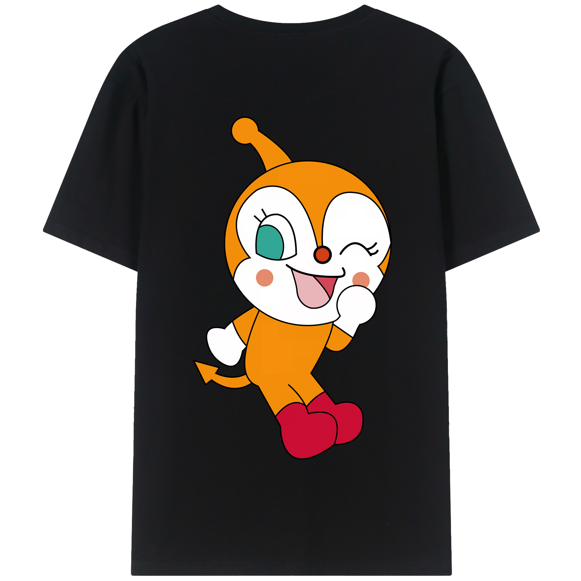 （画像用） アンパンマン Anpanman 綿100％半袖Tシャツ（背面プリント）