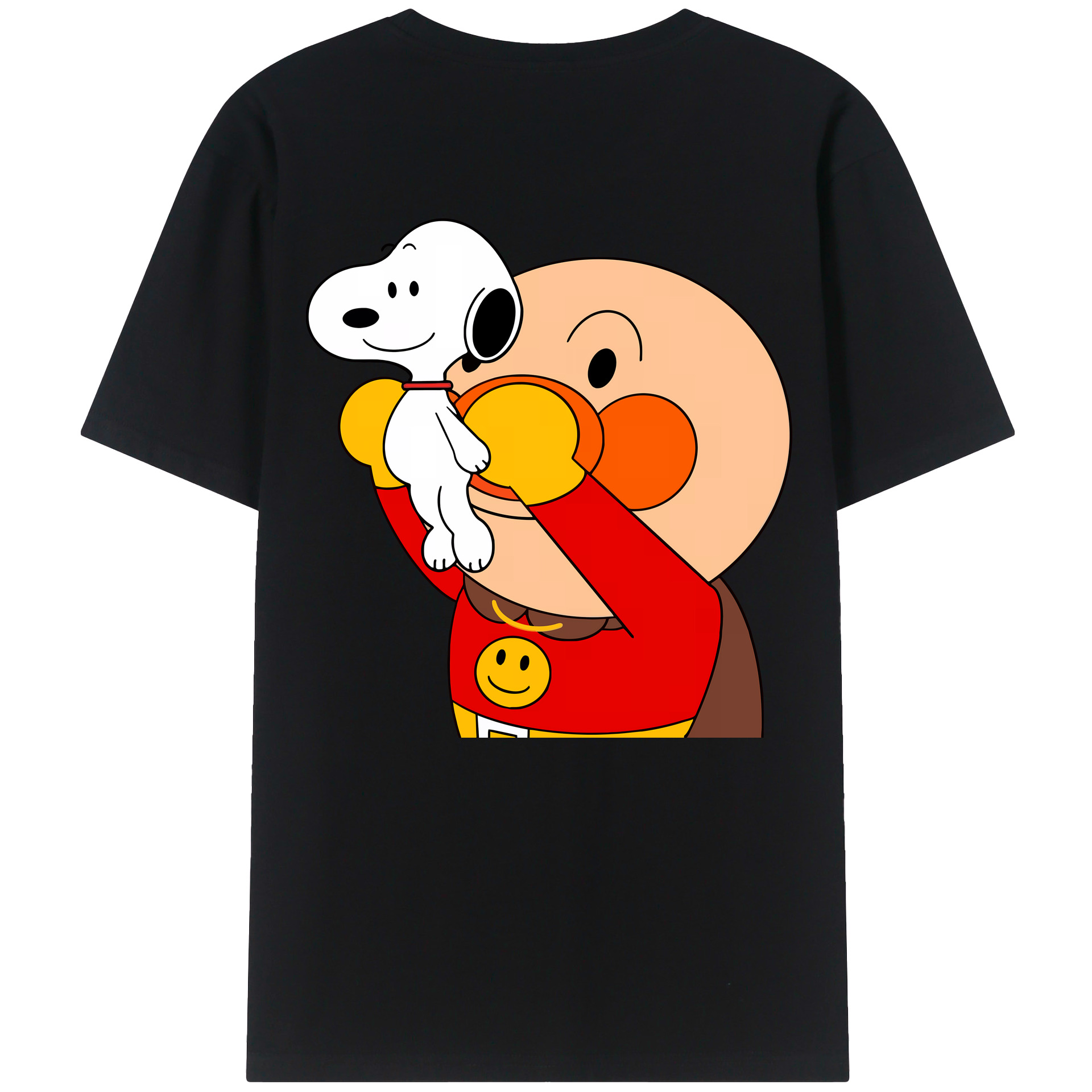 （画像用） アンパンマン Anpanman 綿100％半袖Tシャツ（背面プリント）