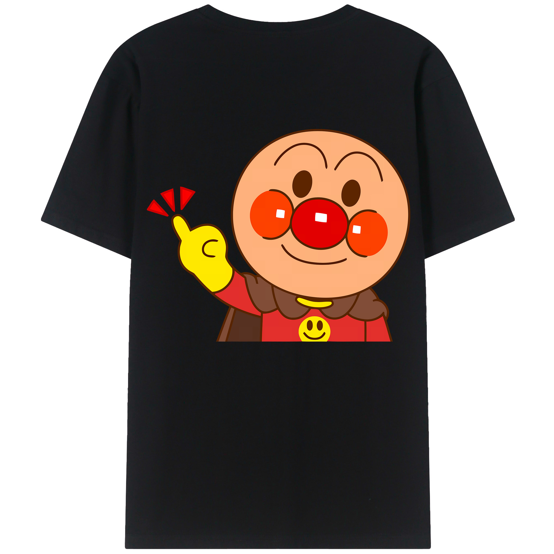 （画像用） アンパンマン Anpanman 綿100％半袖Tシャツ（背面プリント）