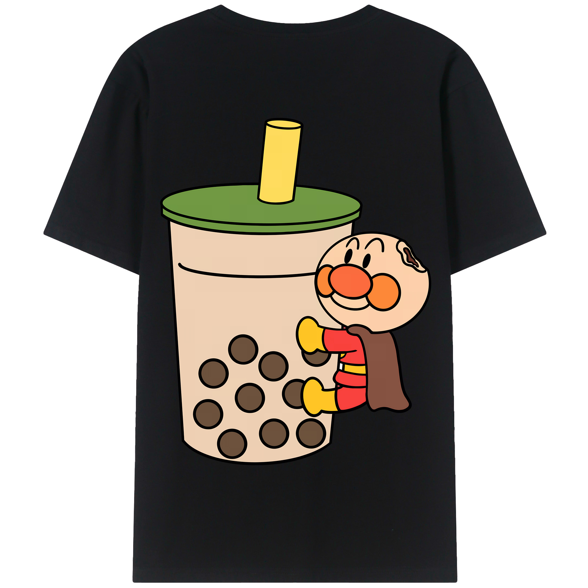 （画像用） アンパンマン Anpanman 綿100％半袖Tシャツ（背面プリント）