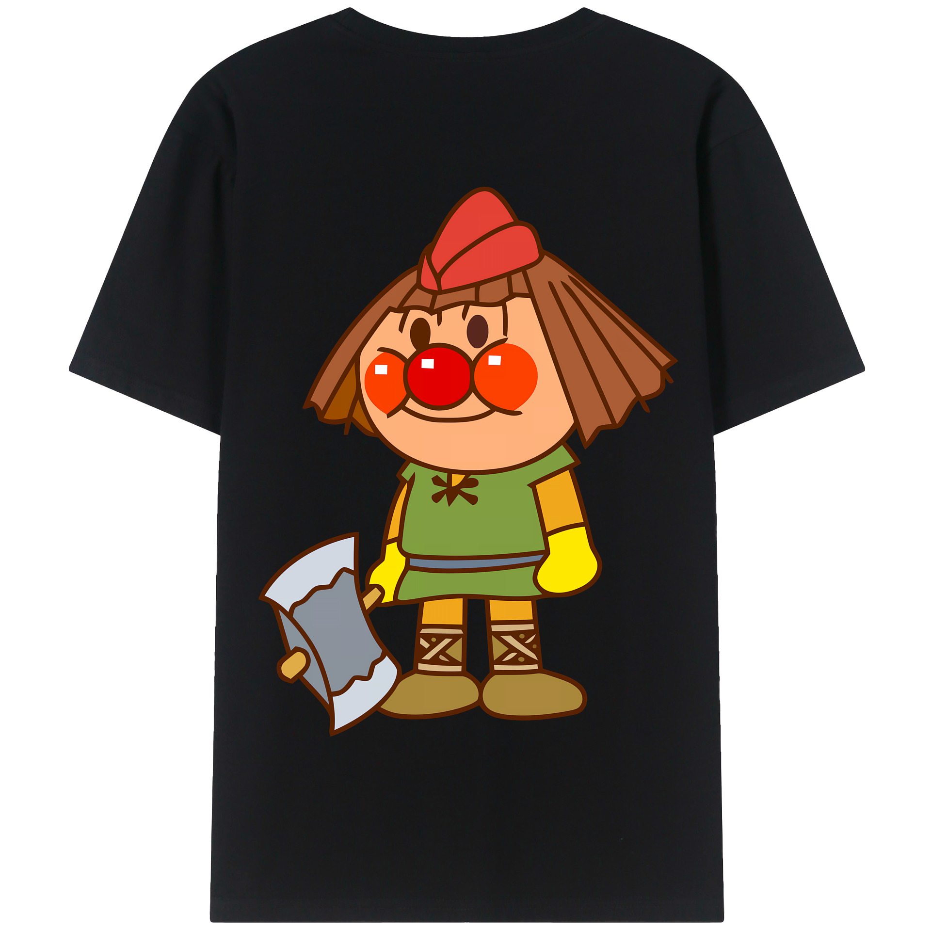 （画像用） アンパンマン Anpanman 綿100％半袖Tシャツ（背面プリント）