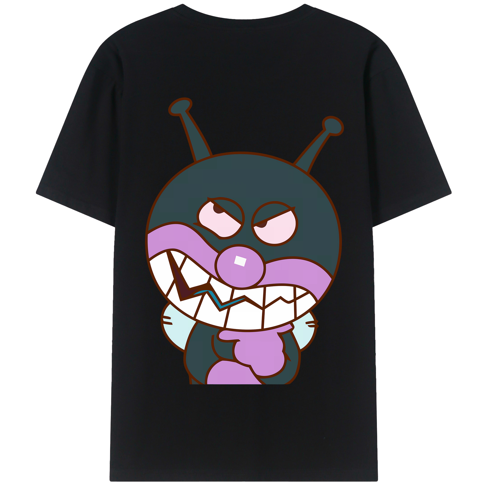 （画像用） アンパンマン Anpanman 綿100％半袖Tシャツ（背面プリント）