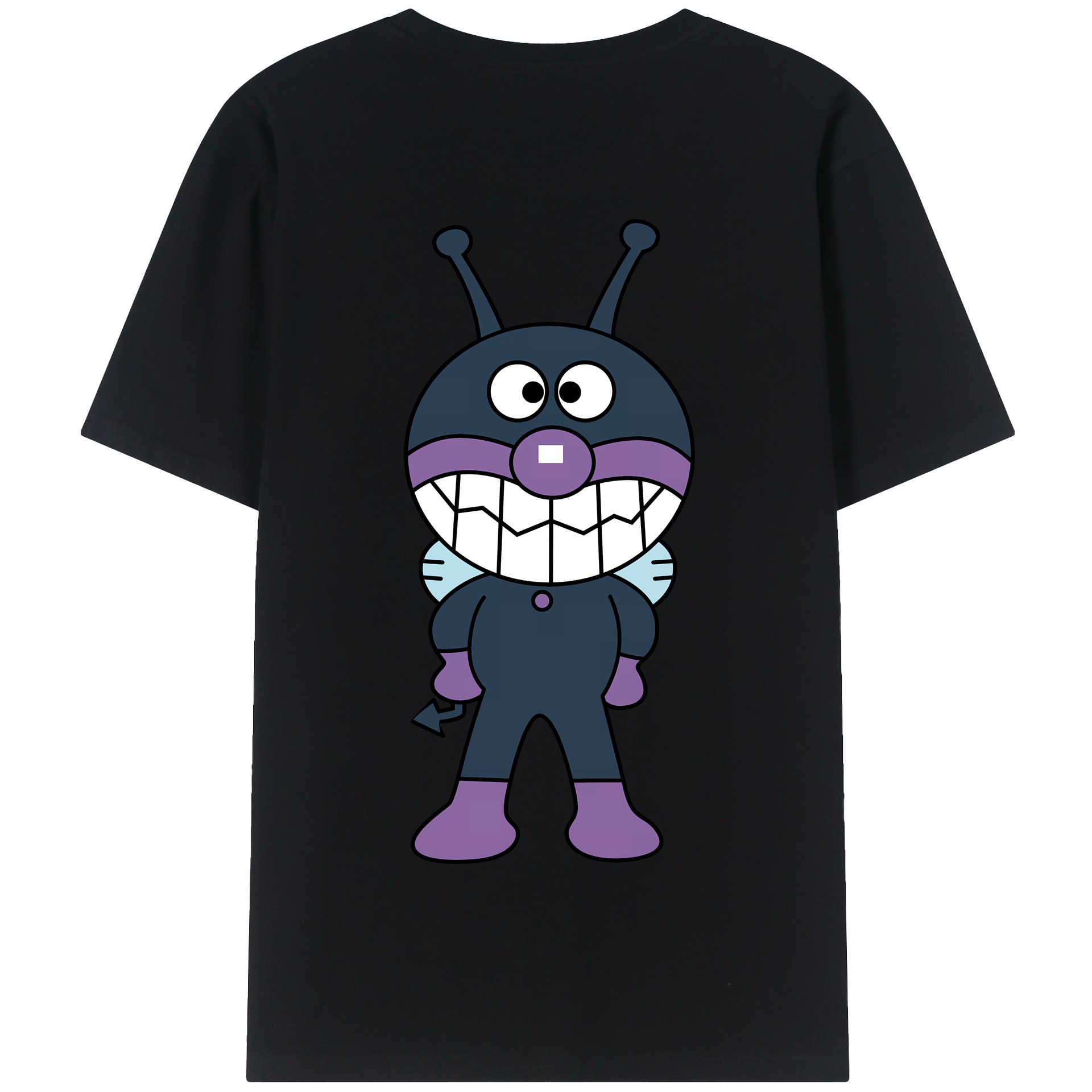 （画像用） アンパンマン Anpanman 綿100％半袖Tシャツ（背面プリント）