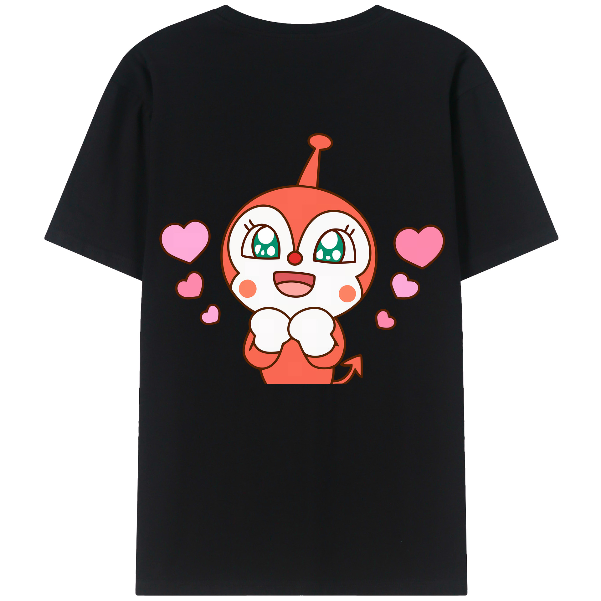 （画像用） アンパンマン Anpanman 綿100％半袖Tシャツ（背面プリント）