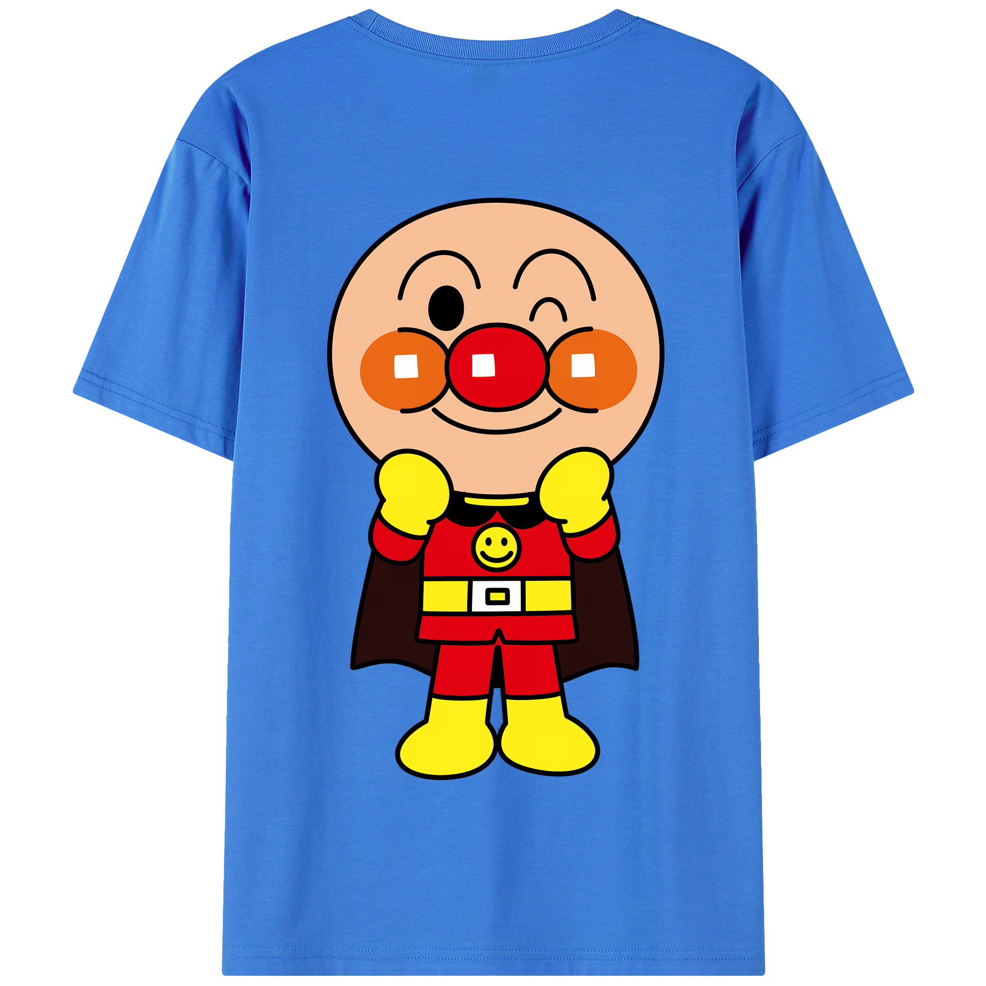 （画像用） アンパンマン Anpanman 綿100％半袖Tシャツ（背面プリント）
