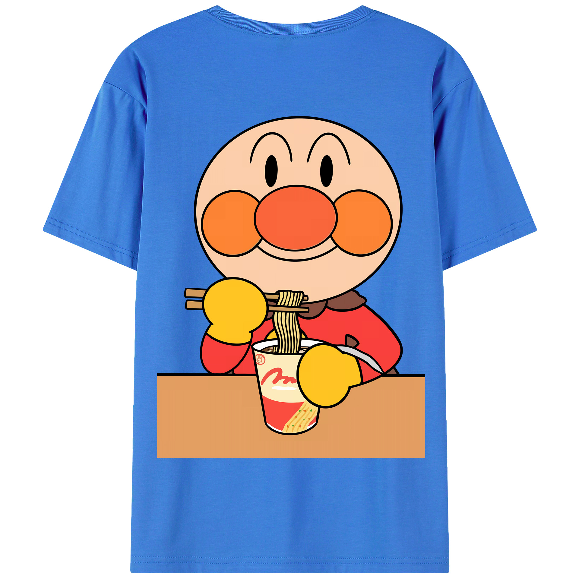 （画像用） アンパンマン Anpanman 綿100％半袖Tシャツ（背面プリント）