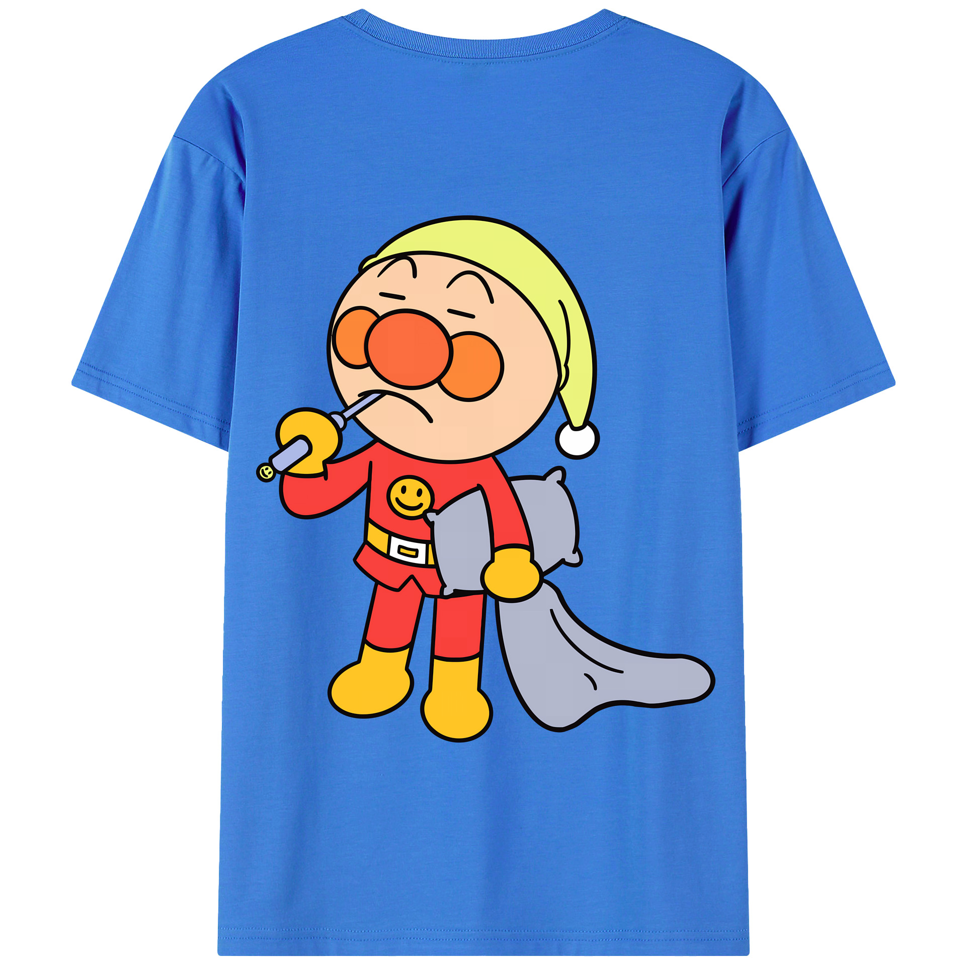 （画像用） アンパンマン Anpanman 綿100％半袖Tシャツ（背面プリント）