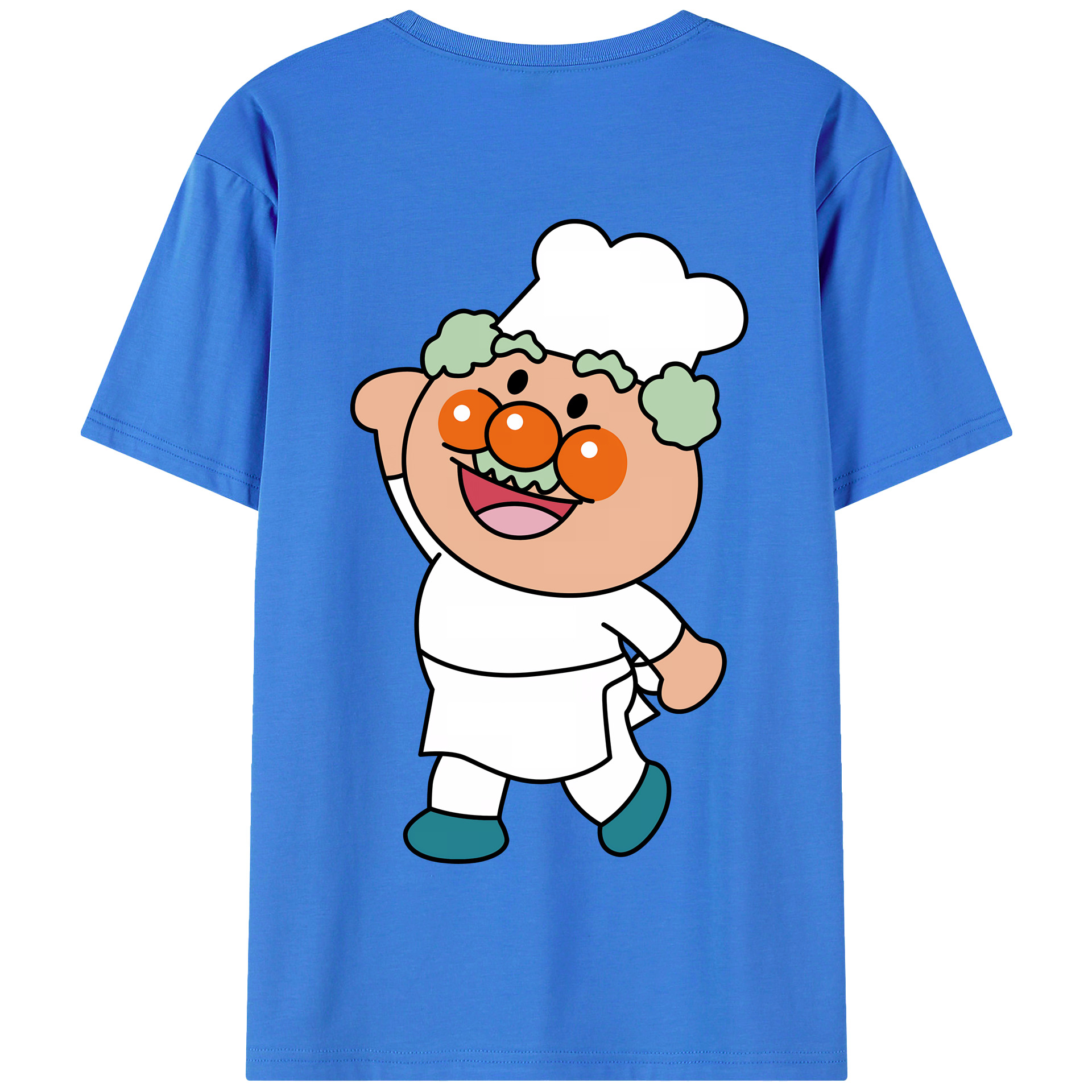 （画像用） アンパンマン Anpanman 綿100％半袖Tシャツ（背面プリント）