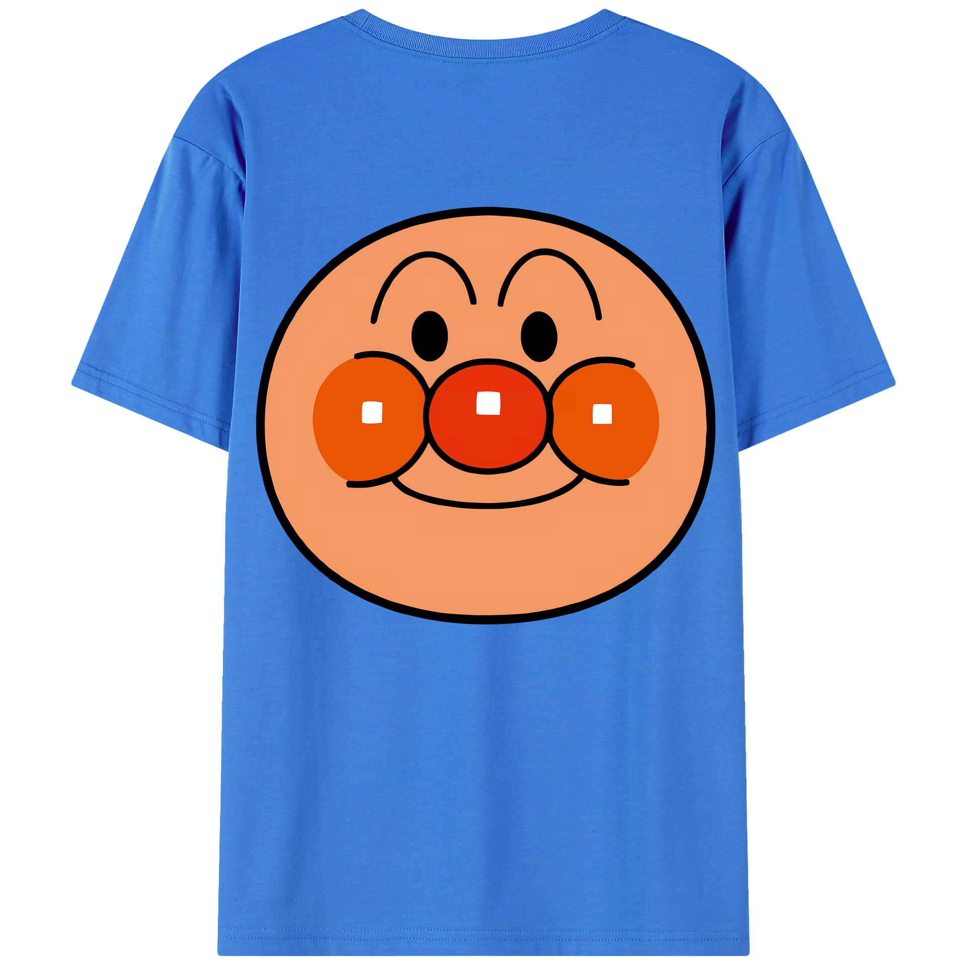 （画像用） アンパンマン Anpanman 綿100％半袖Tシャツ（背面プリント）