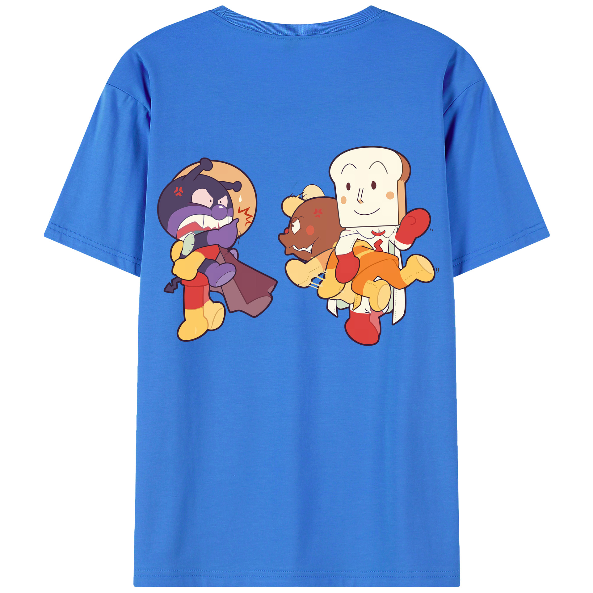 （画像用） アンパンマン Anpanman 綿100％半袖Tシャツ（背面プリント）