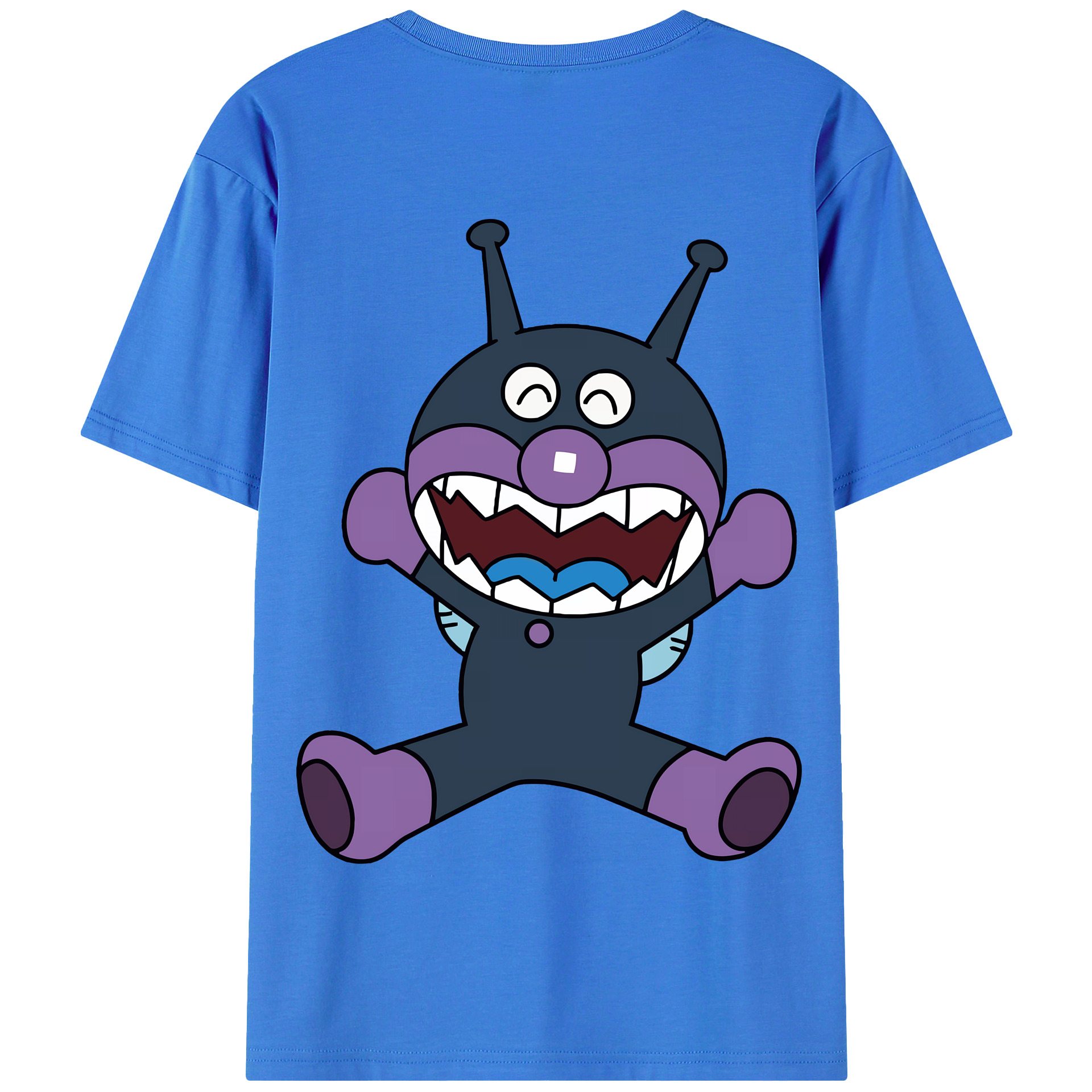 （画像用） アンパンマン Anpanman 綿100％半袖Tシャツ（背面プリント）