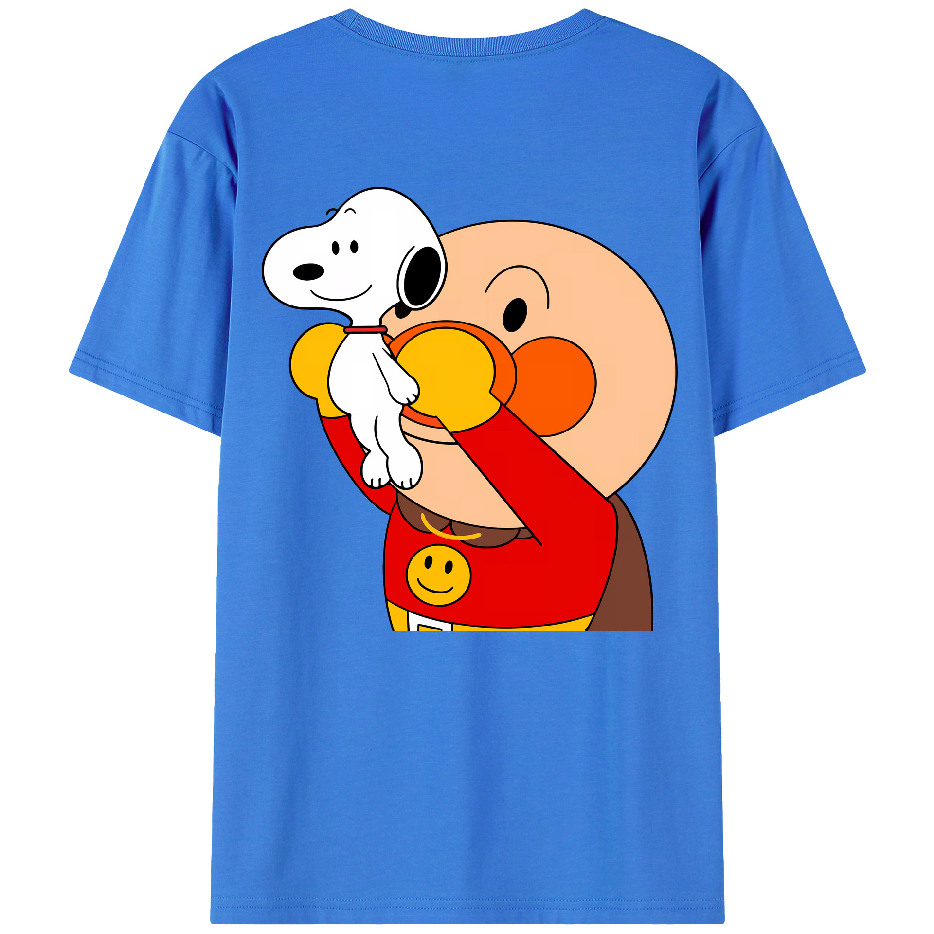 （画像用） アンパンマン Anpanman 綿100％半袖Tシャツ（背面プリント）