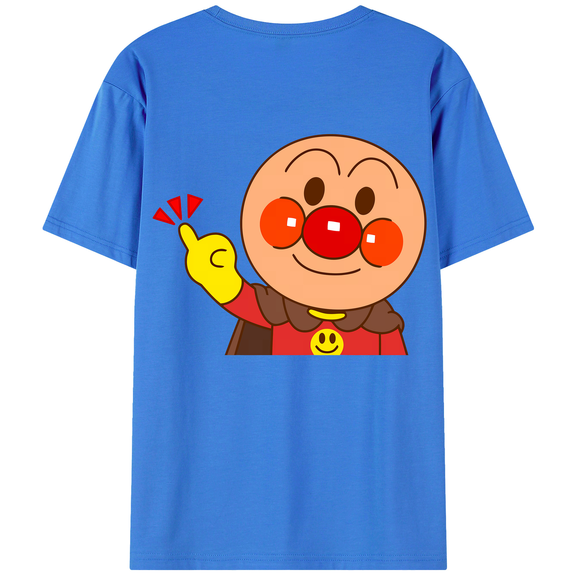 （画像用） アンパンマン Anpanman 綿100％半袖Tシャツ（背面プリント）