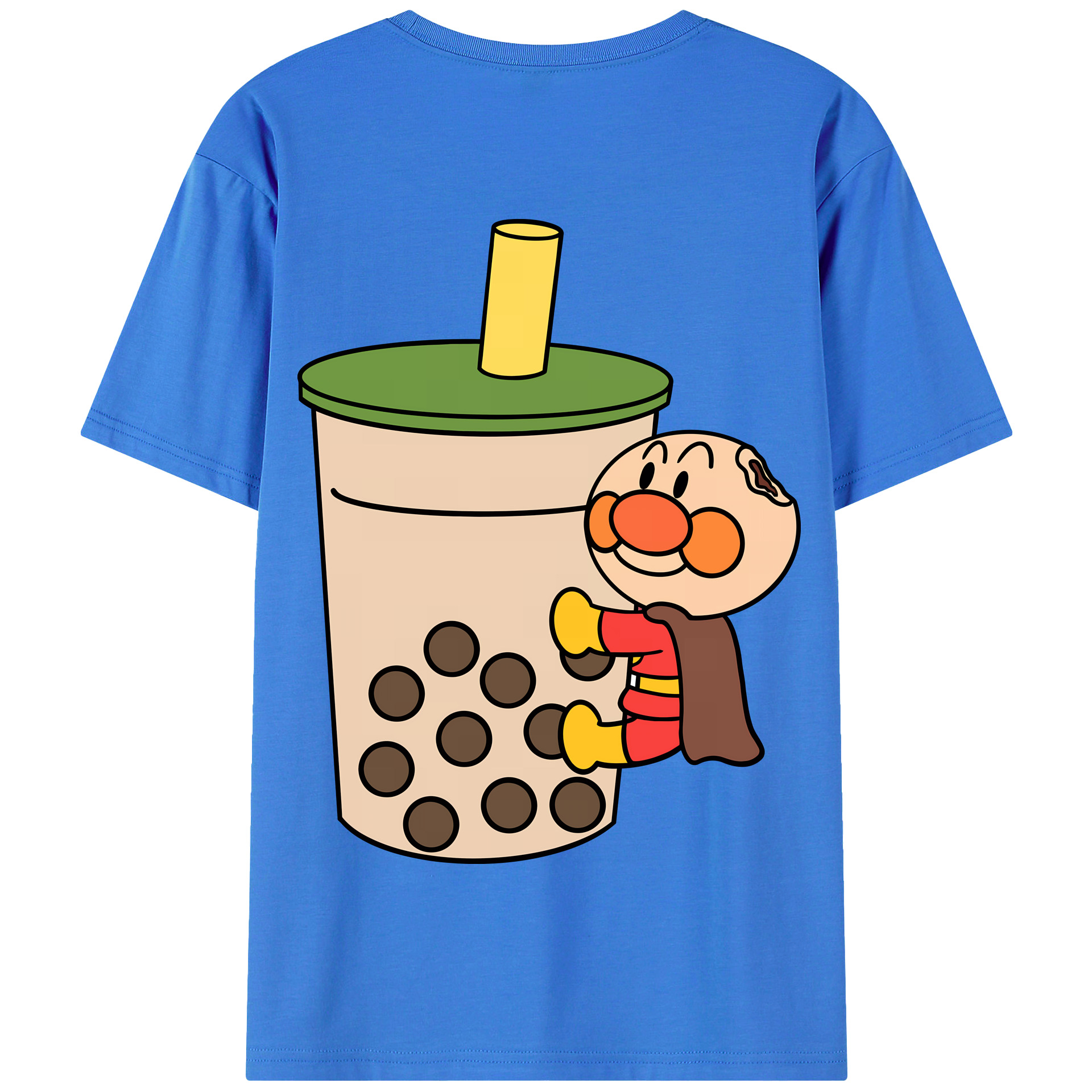 （画像用） アンパンマン Anpanman 綿100％半袖Tシャツ（背面プリント）
