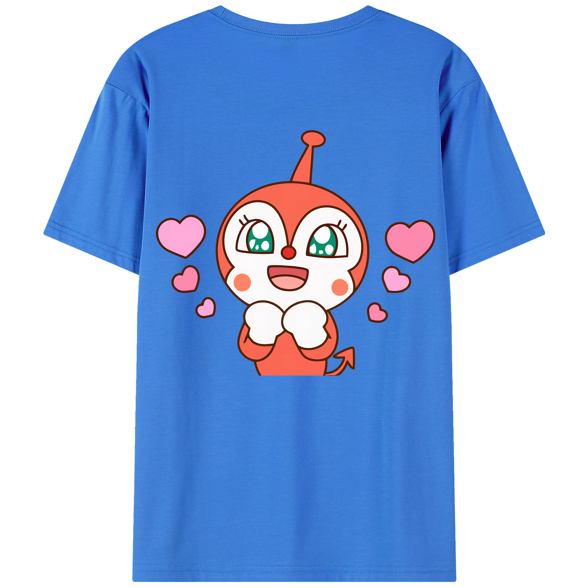 （画像用） アンパンマン Anpanman 綿100％半袖Tシャツ（背面プリント）