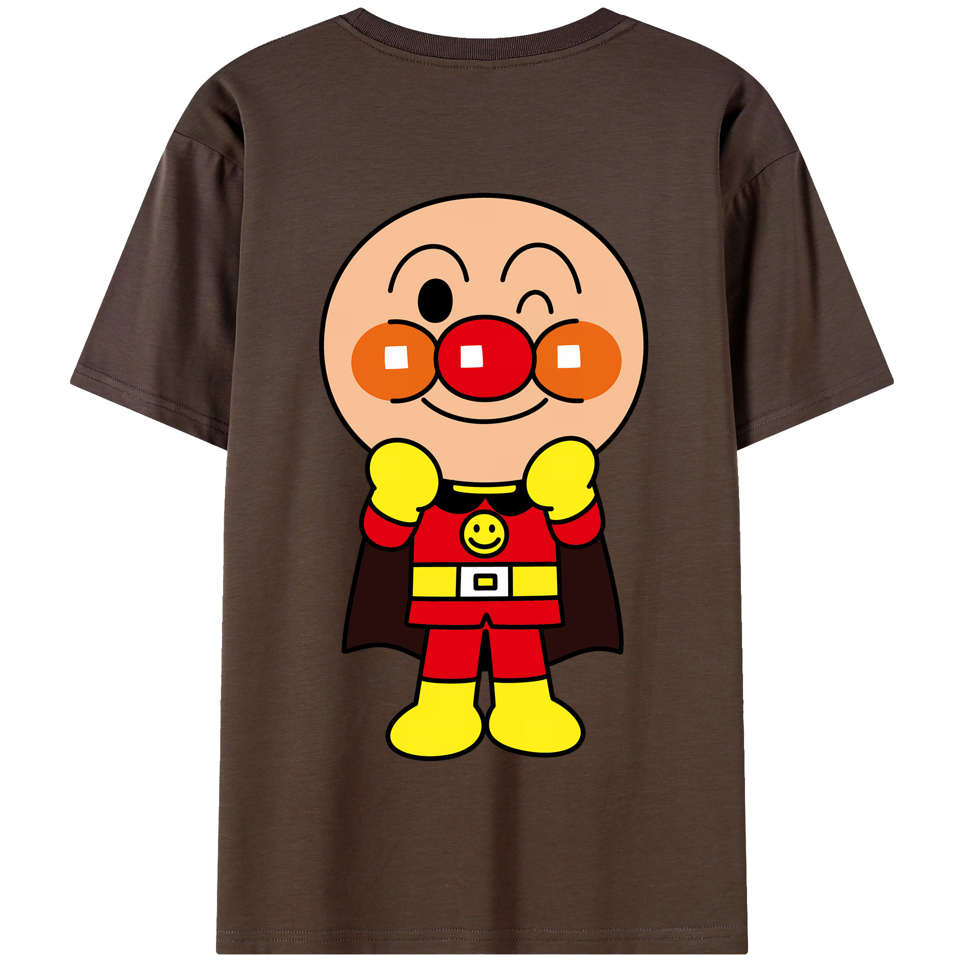 （画像用） アンパンマン Anpanman 綿100％半袖Tシャツ（背面プリント）