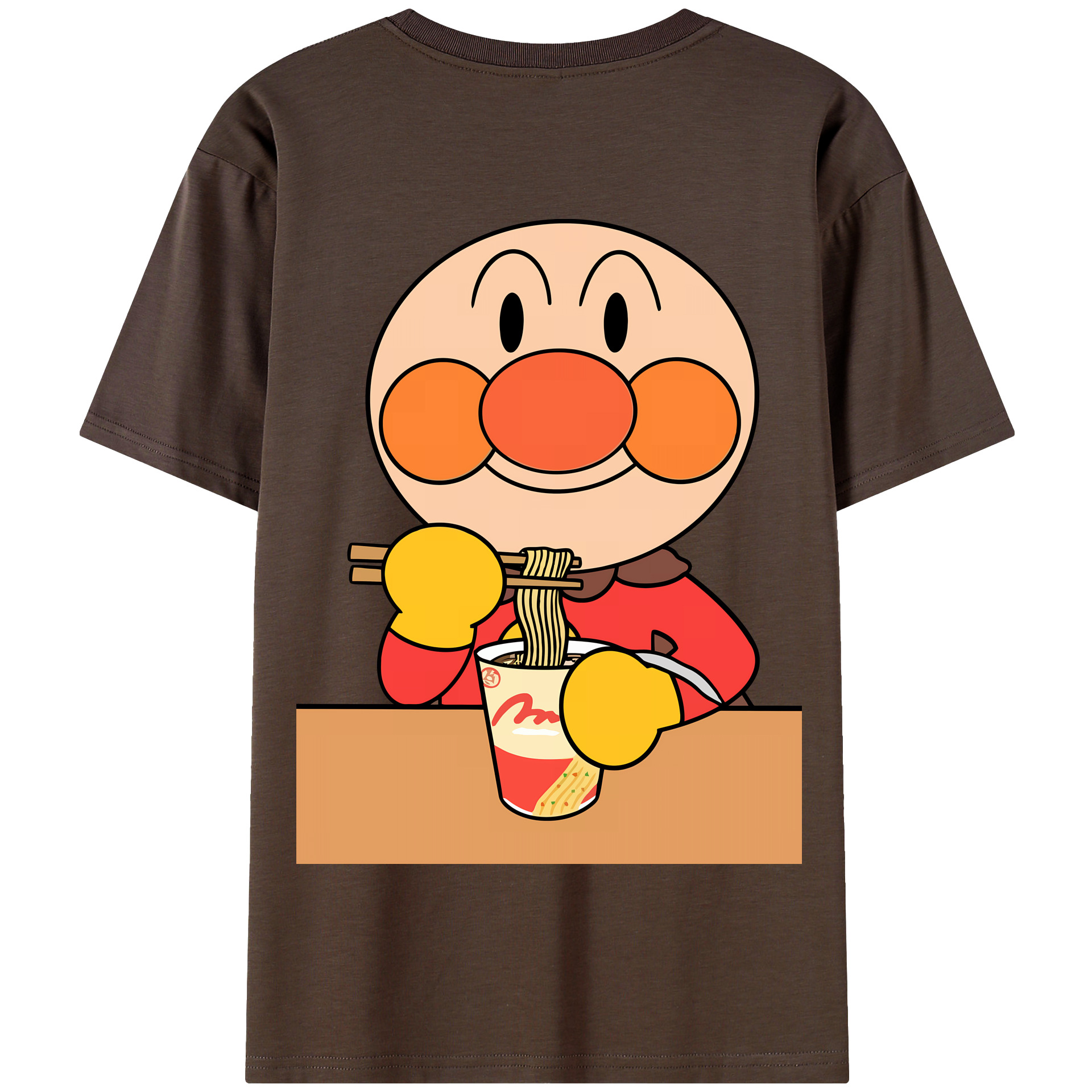 （画像用） アンパンマン Anpanman 綿100％半袖Tシャツ（背面プリント）