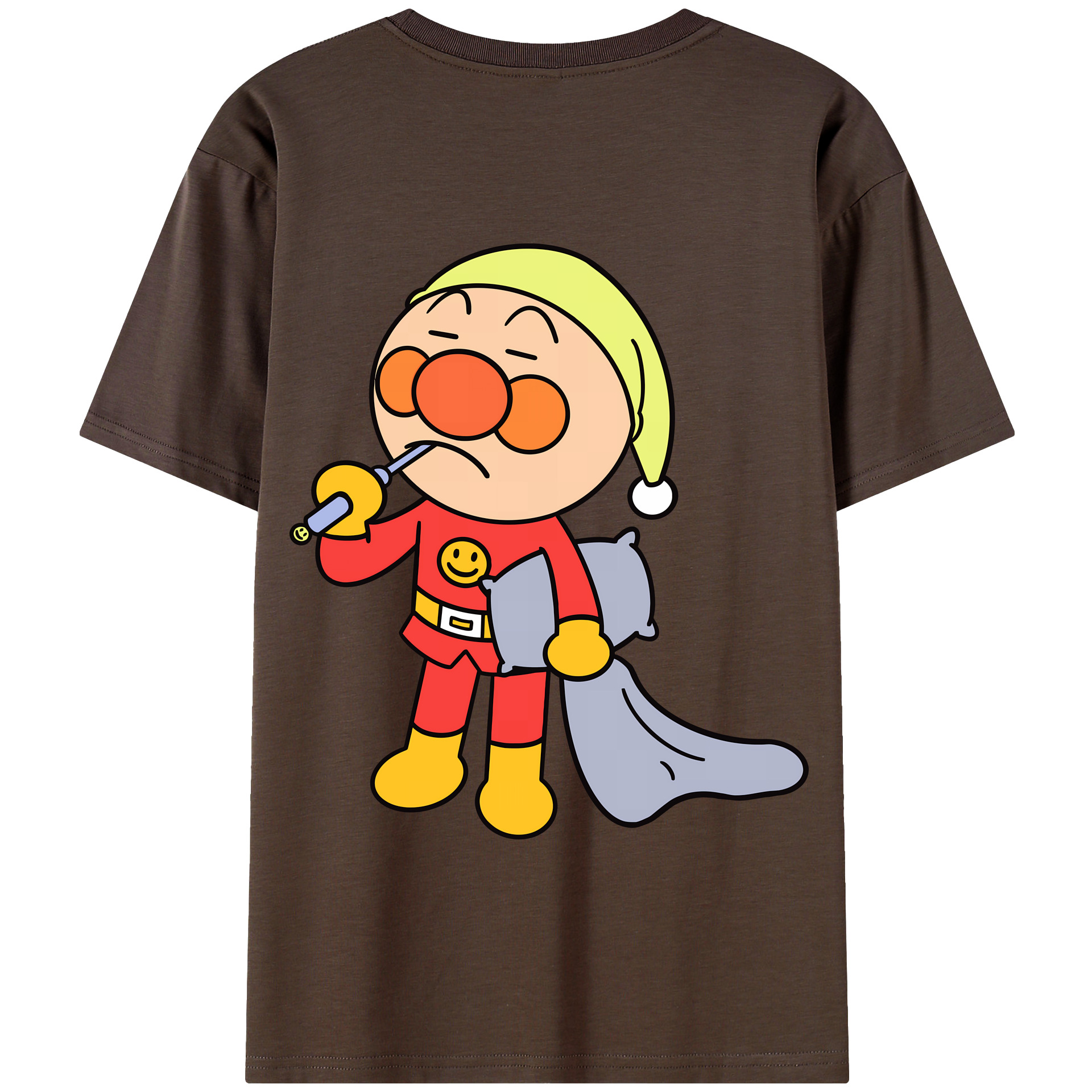（画像用） アンパンマン Anpanman 綿100％半袖Tシャツ（背面プリント）