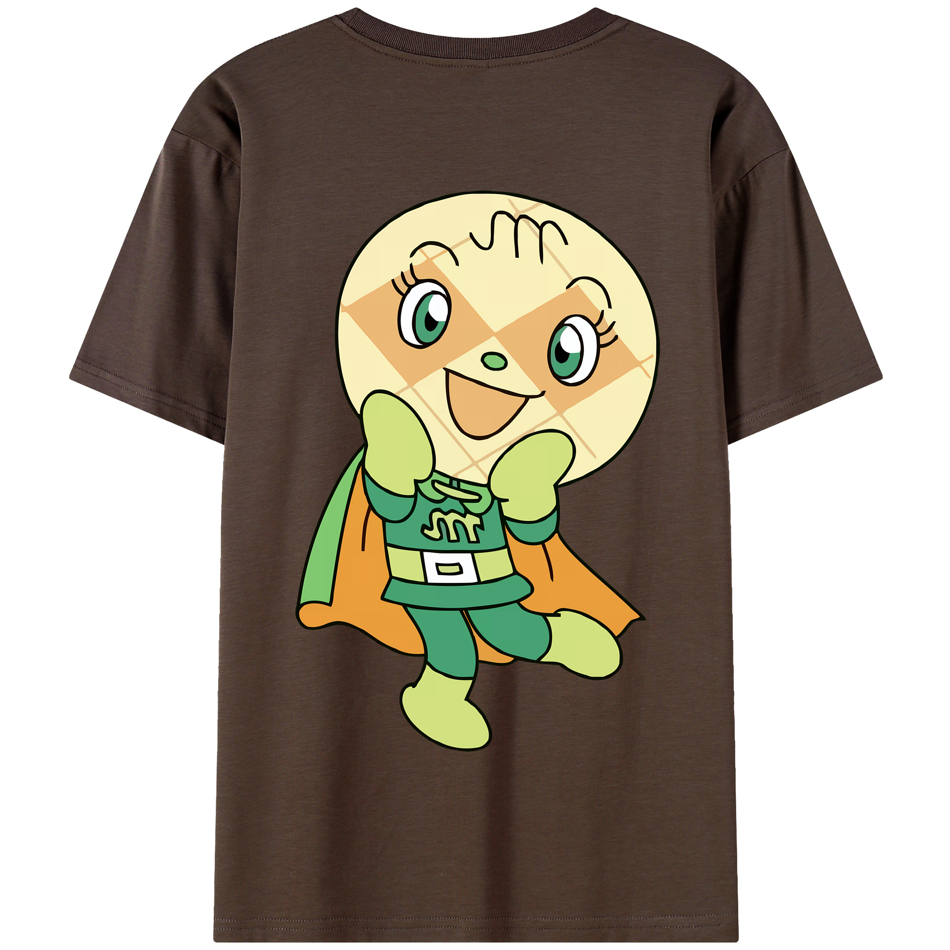 （画像用） アンパンマン Anpanman 綿100％半袖Tシャツ（背面プリント）