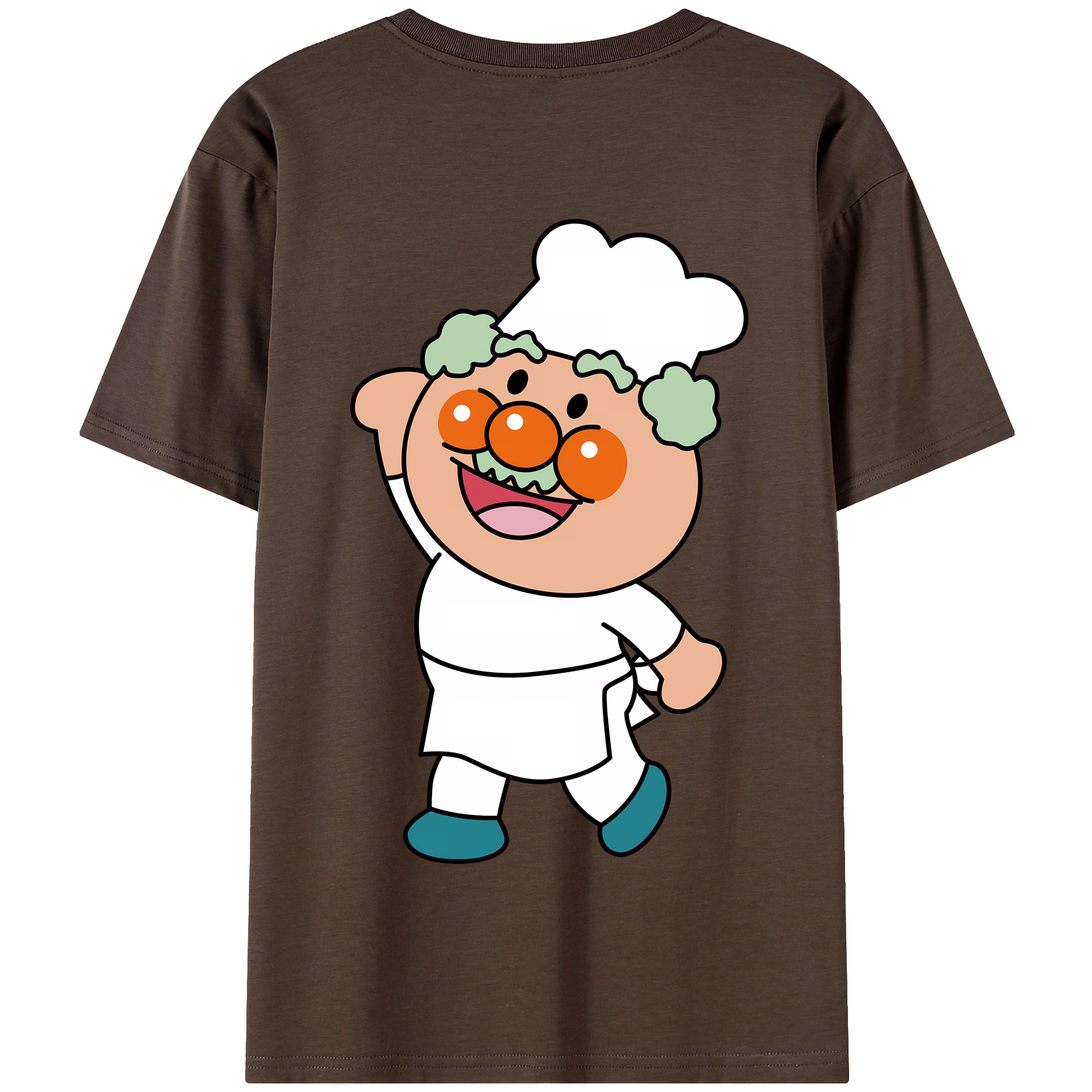 （画像用） アンパンマン Anpanman 綿100％半袖Tシャツ（背面プリント）