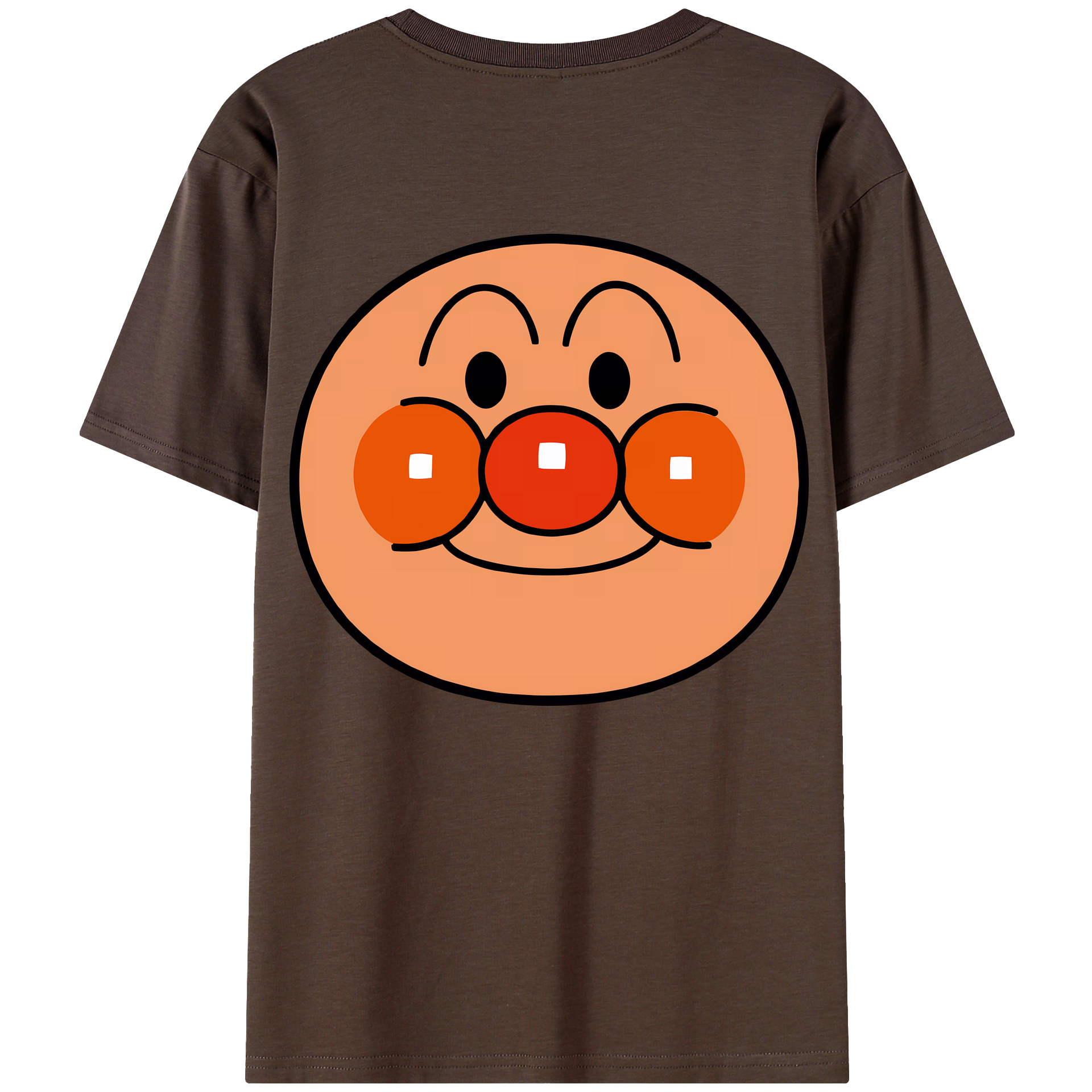 （画像用） アンパンマン Anpanman 綿100％半袖Tシャツ（背面プリント）