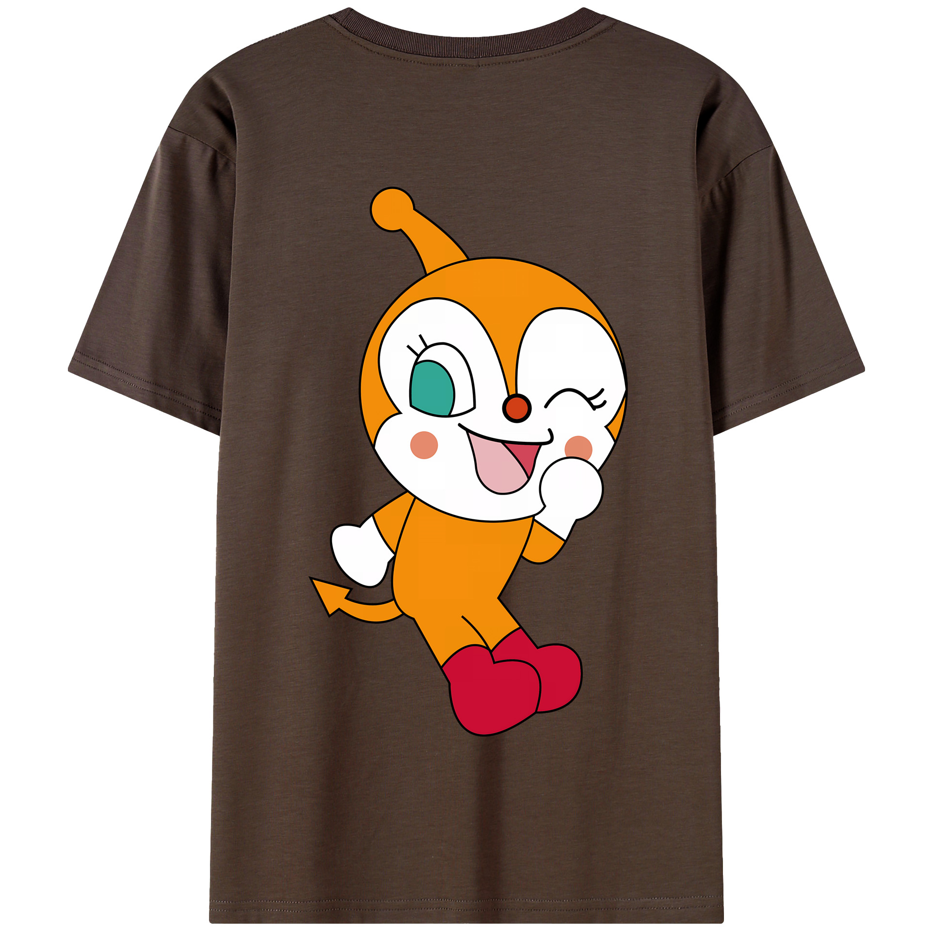 （画像用） アンパンマン Anpanman 綿100％半袖Tシャツ（背面プリント）