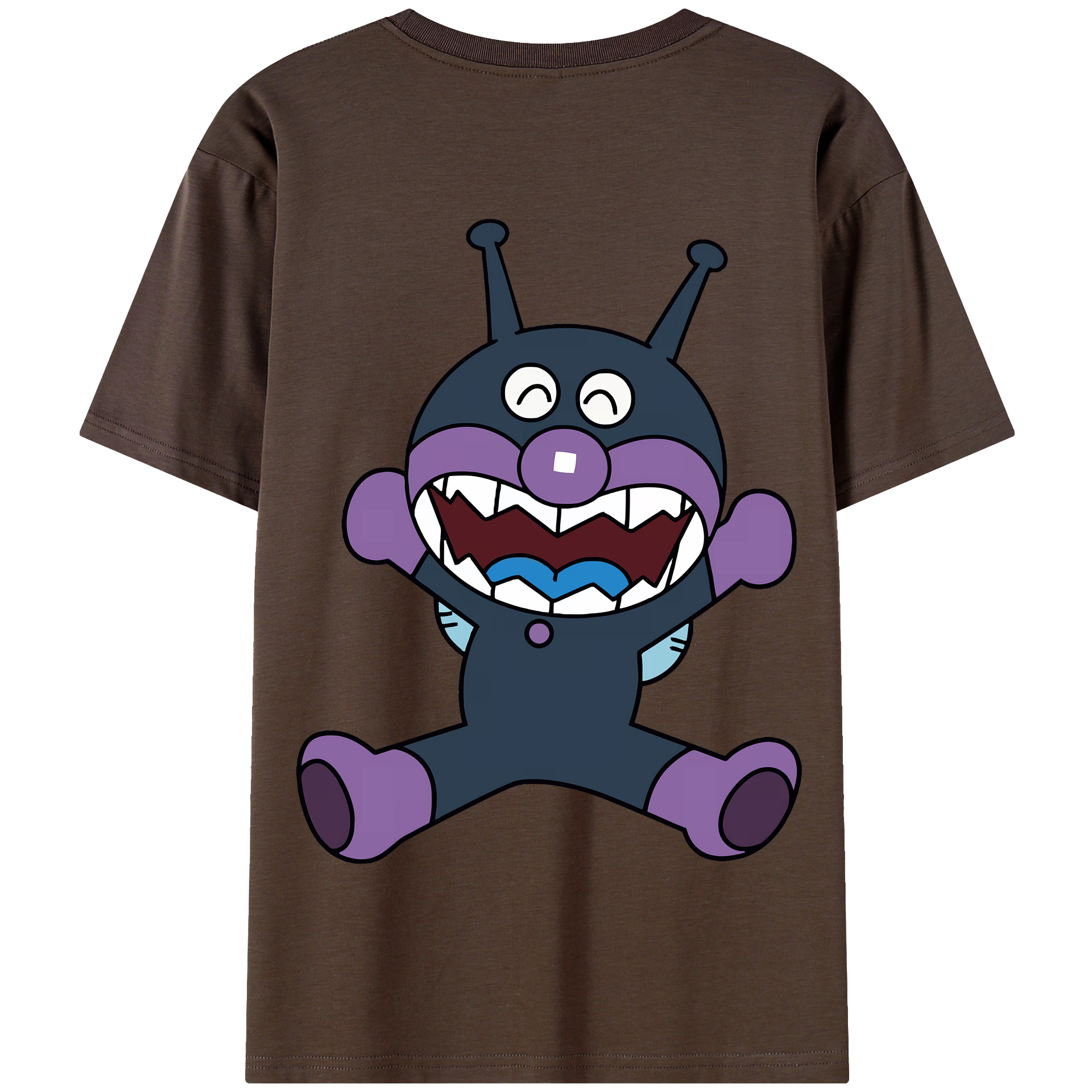（画像用） アンパンマン Anpanman 綿100％半袖Tシャツ（背面プリント）