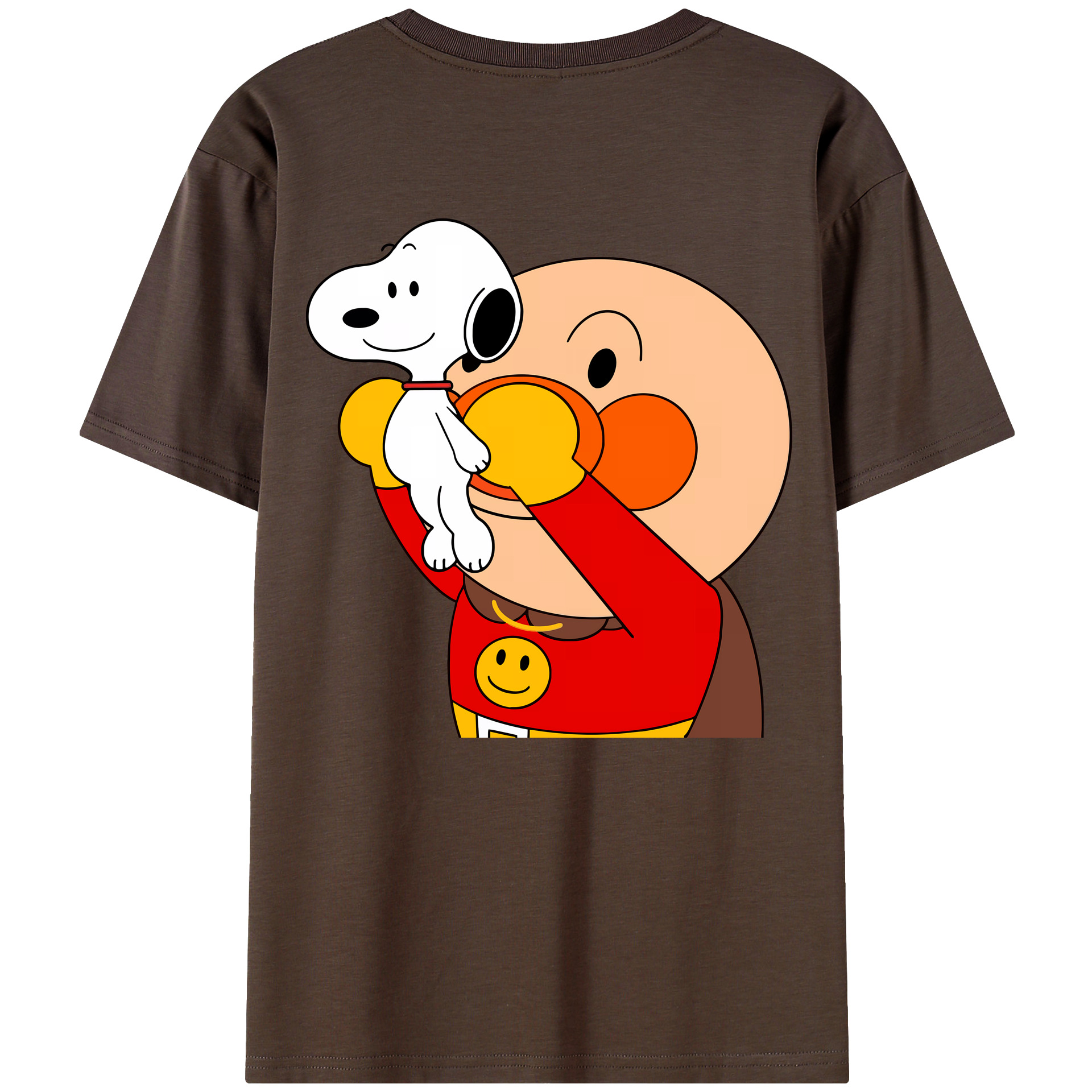 （画像用） アンパンマン Anpanman 綿100％半袖Tシャツ（背面プリント）