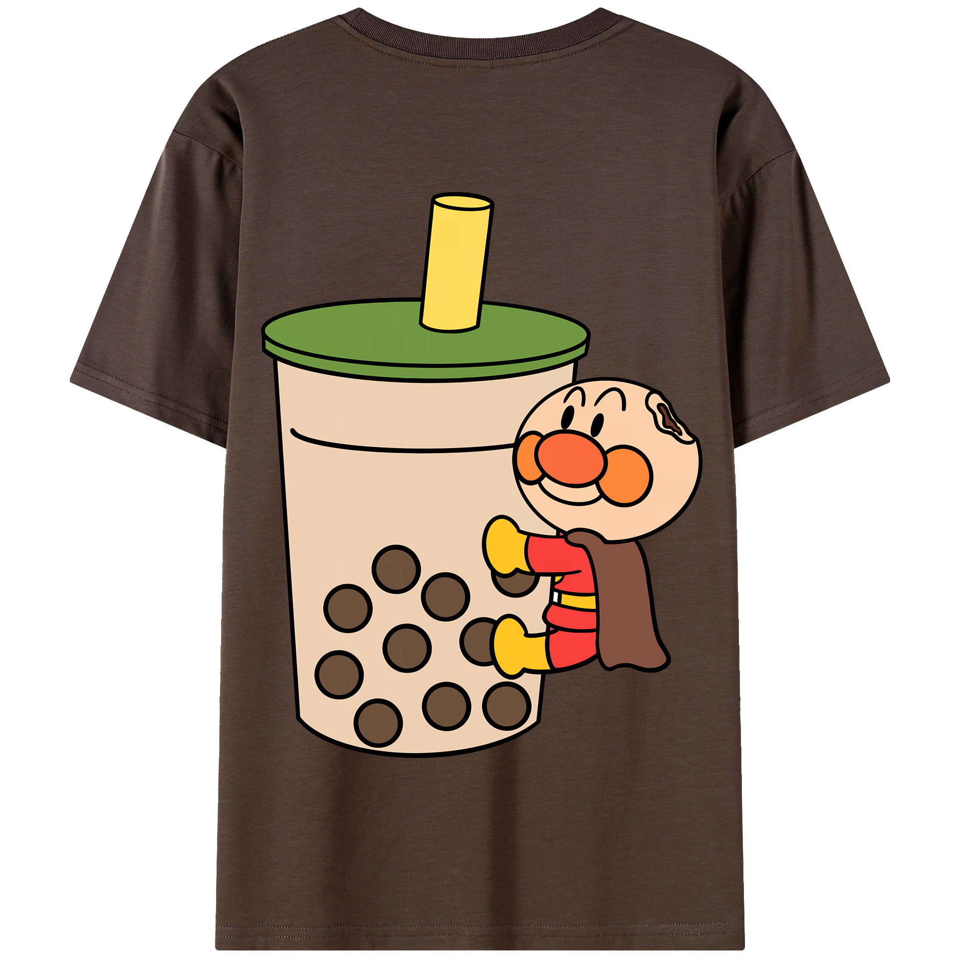 （画像用） アンパンマン Anpanman 綿100％半袖Tシャツ（背面プリント）