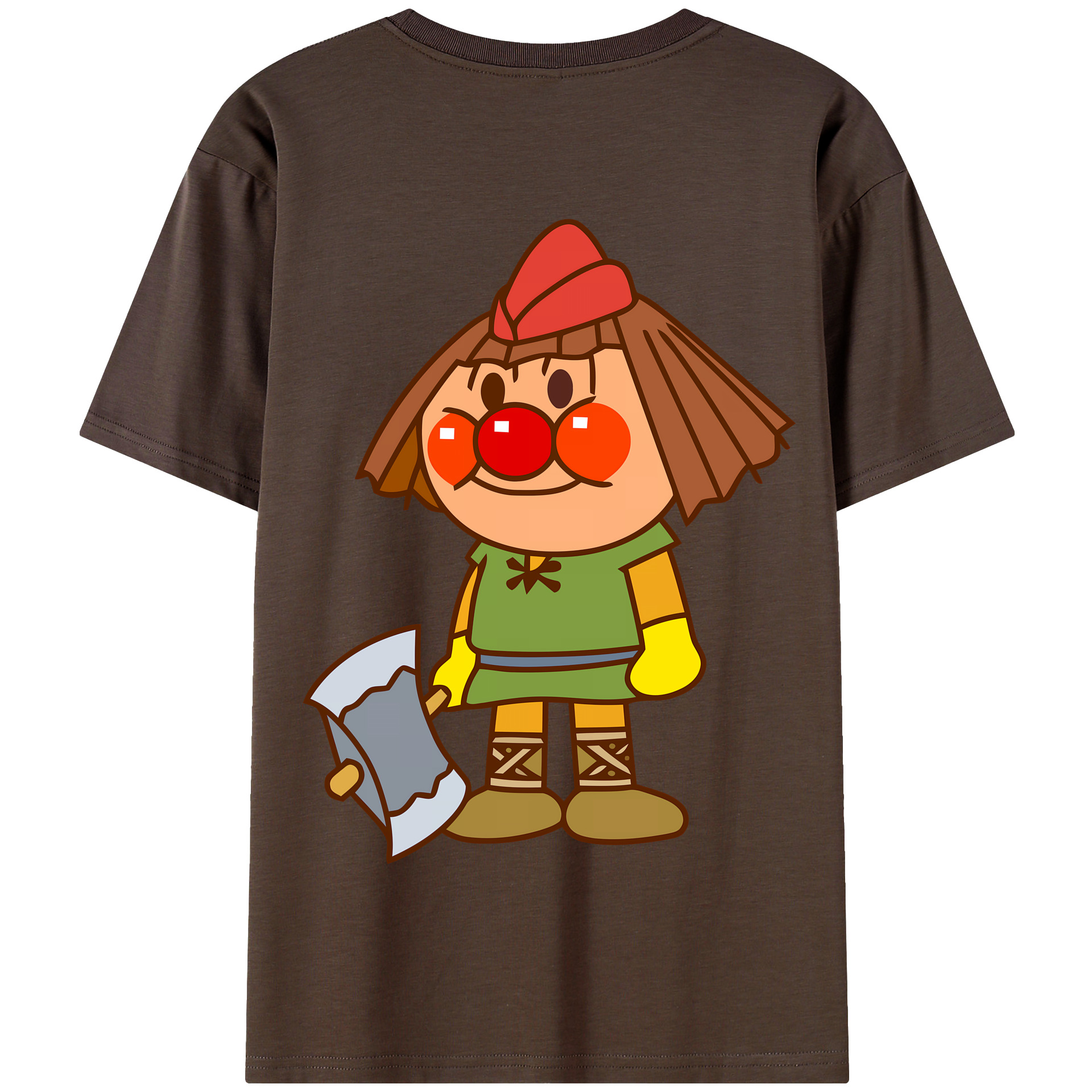 （画像用） アンパンマン Anpanman 綿100％半袖Tシャツ（背面プリント）