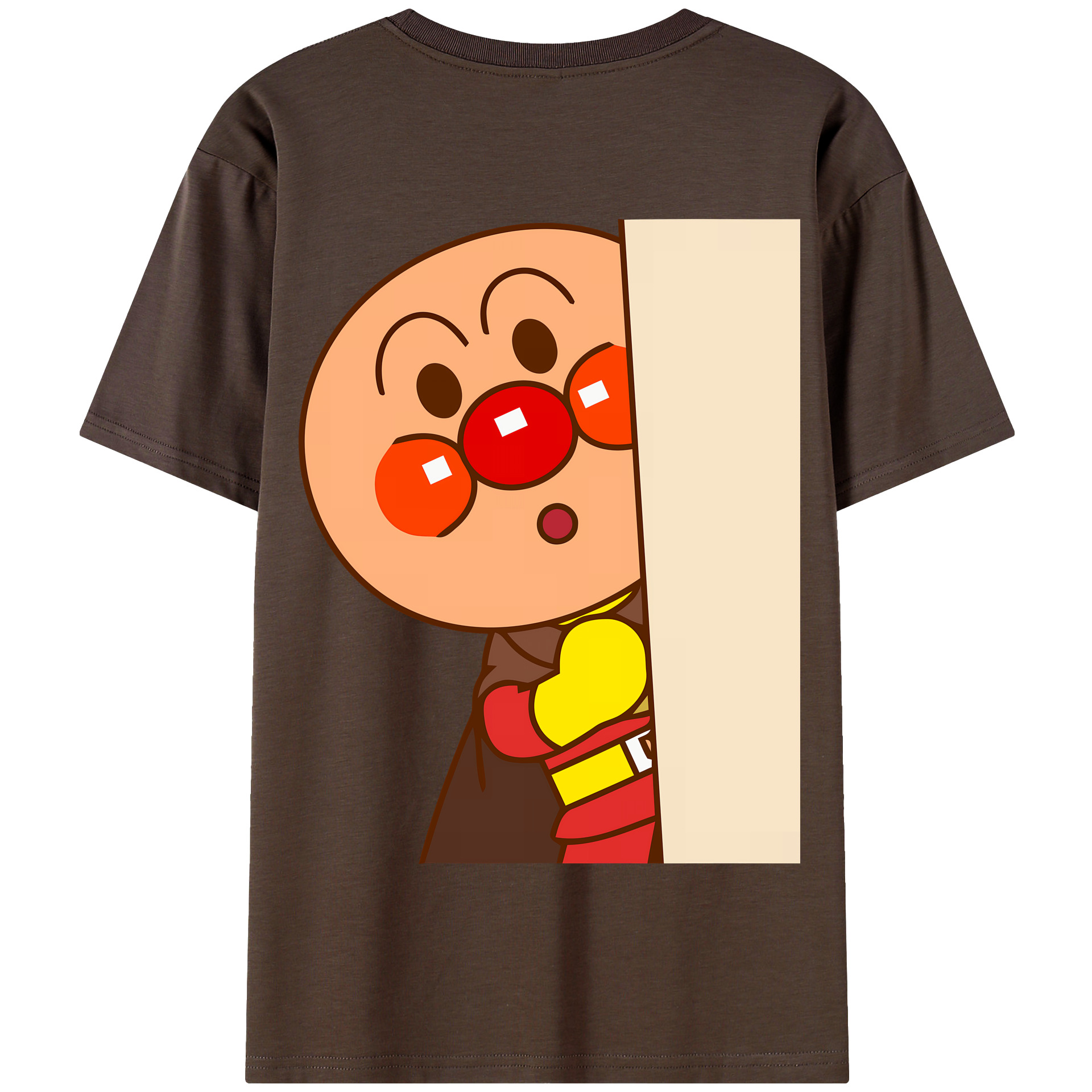 （画像用） アンパンマン Anpanman 綿100％半袖Tシャツ（背面プリント）