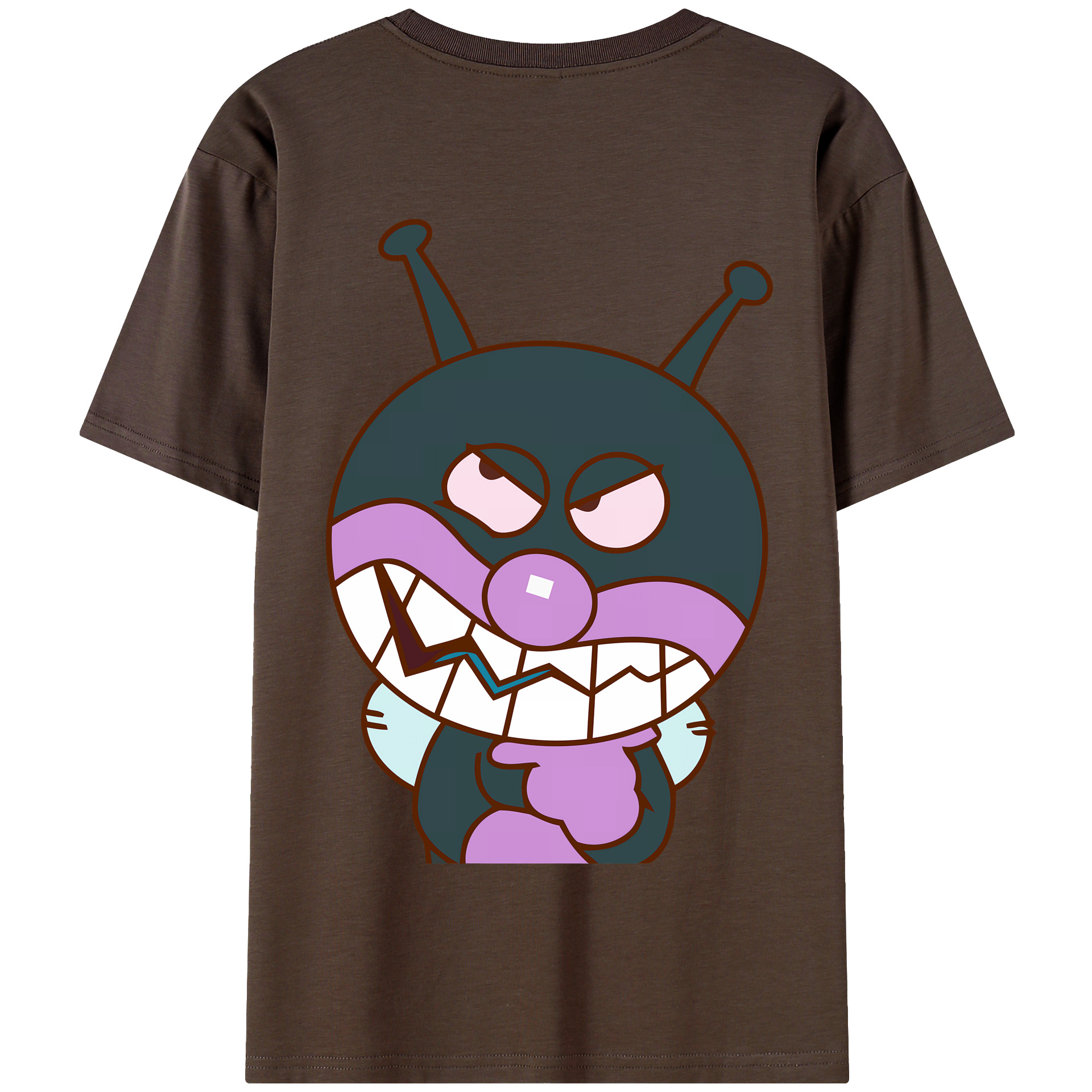 （画像用） アンパンマン Anpanman 綿100％半袖Tシャツ（背面プリント）