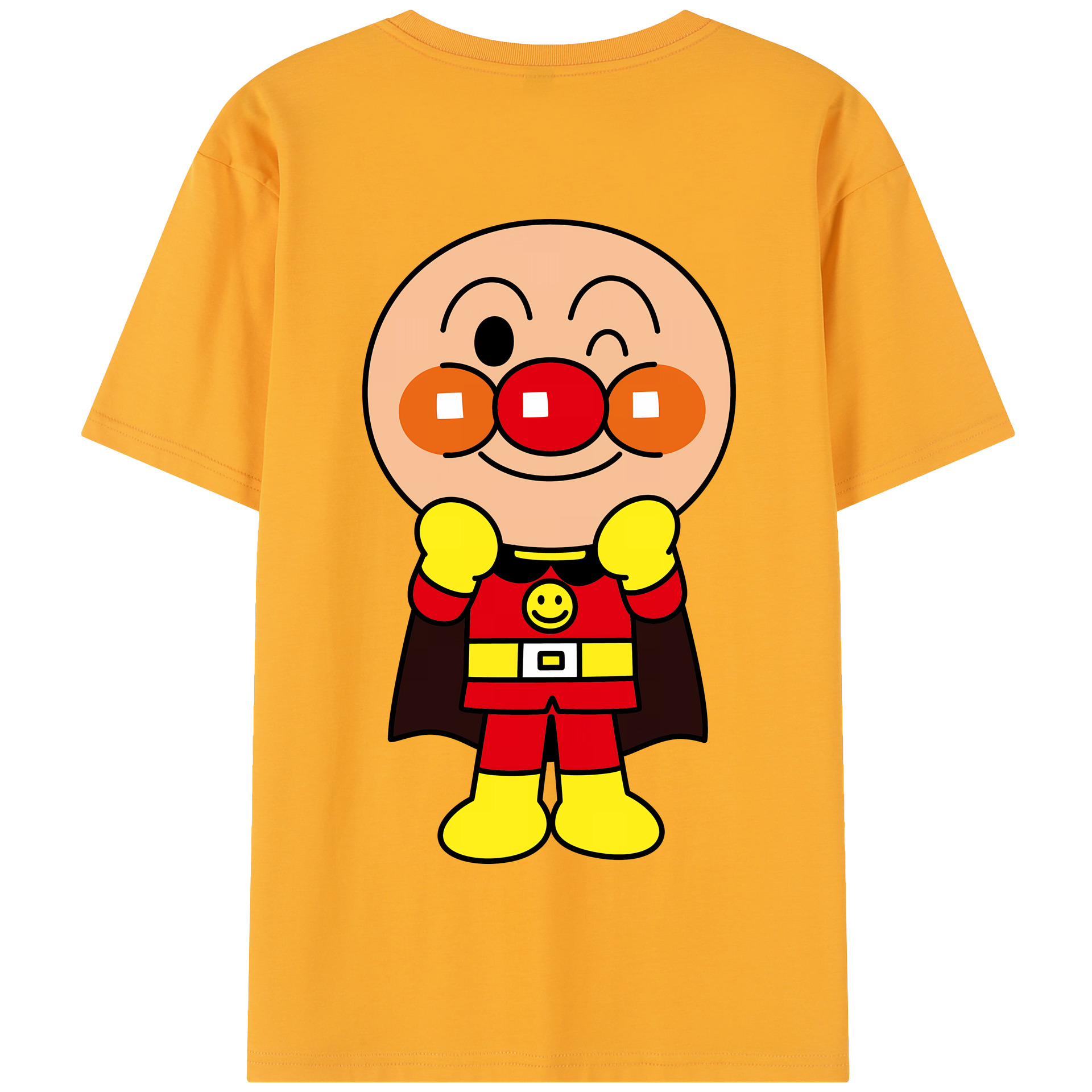 （画像用） アンパンマン Anpanman 綿100％半袖Tシャツ（背面プリント）