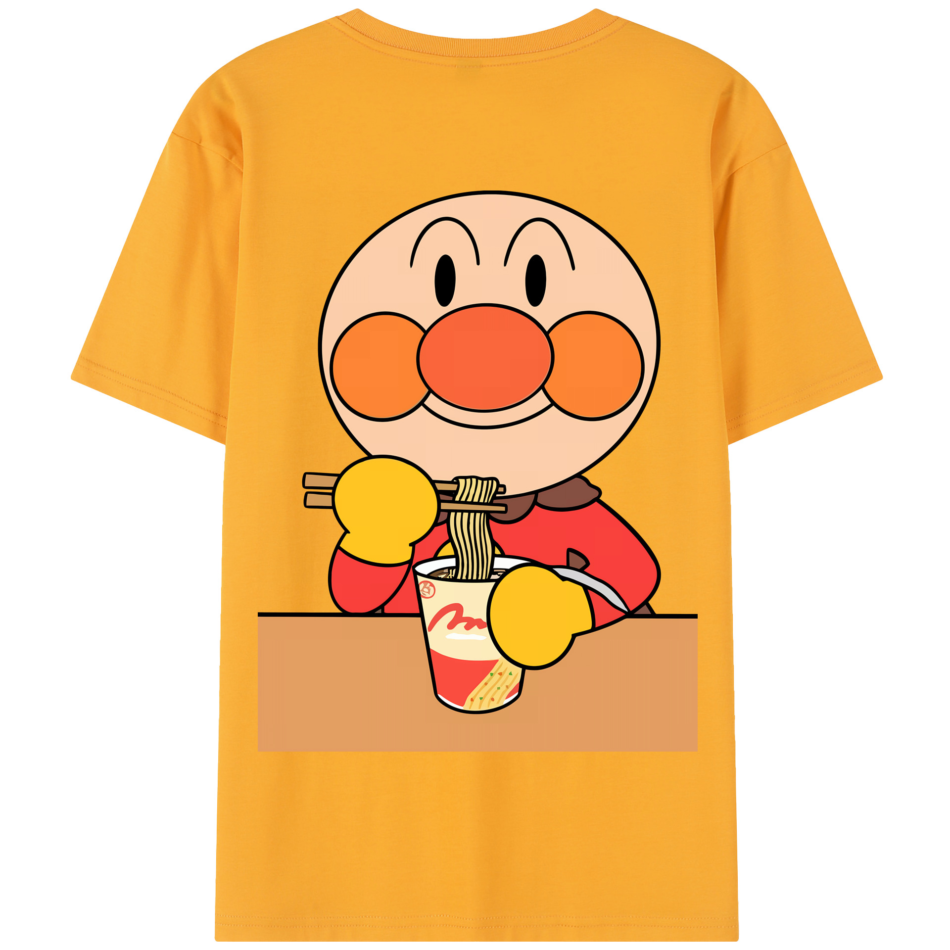 （画像用） アンパンマン Anpanman 綿100％半袖Tシャツ（背面プリント）