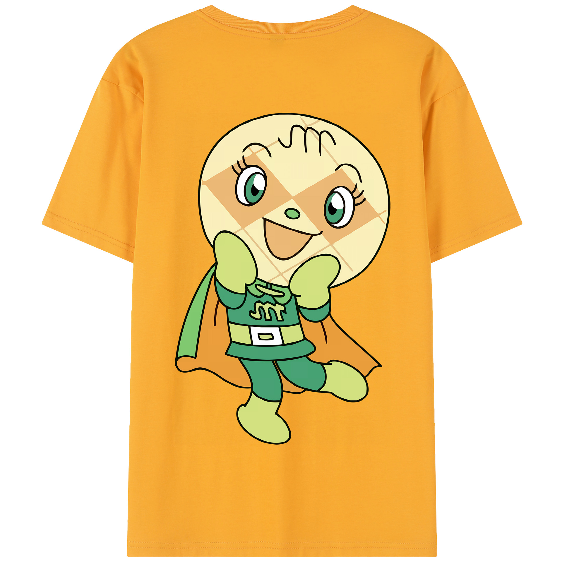 （画像用） アンパンマン Anpanman 綿100％半袖Tシャツ（背面プリント）