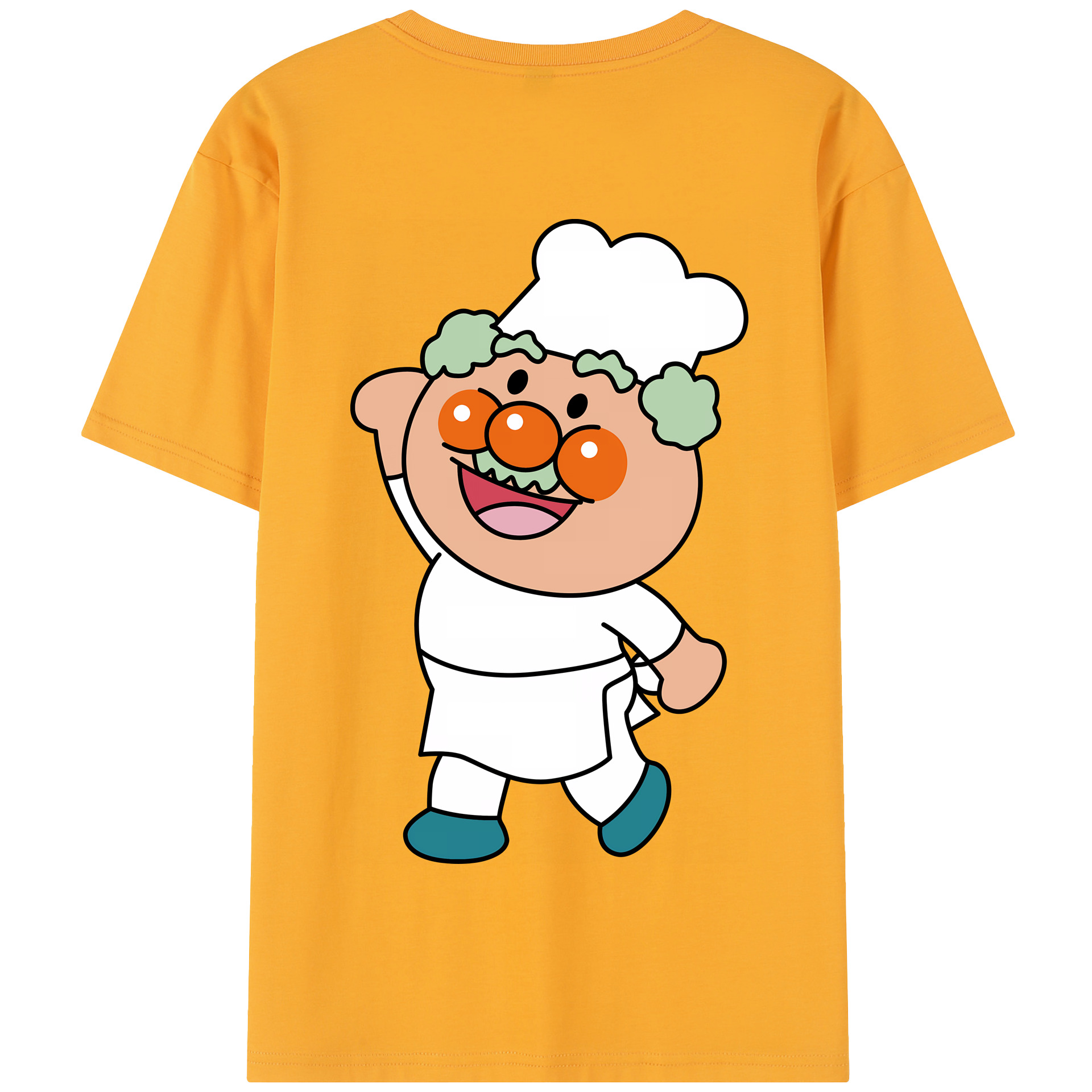 （画像用） アンパンマン Anpanman 綿100％半袖Tシャツ（背面プリント）