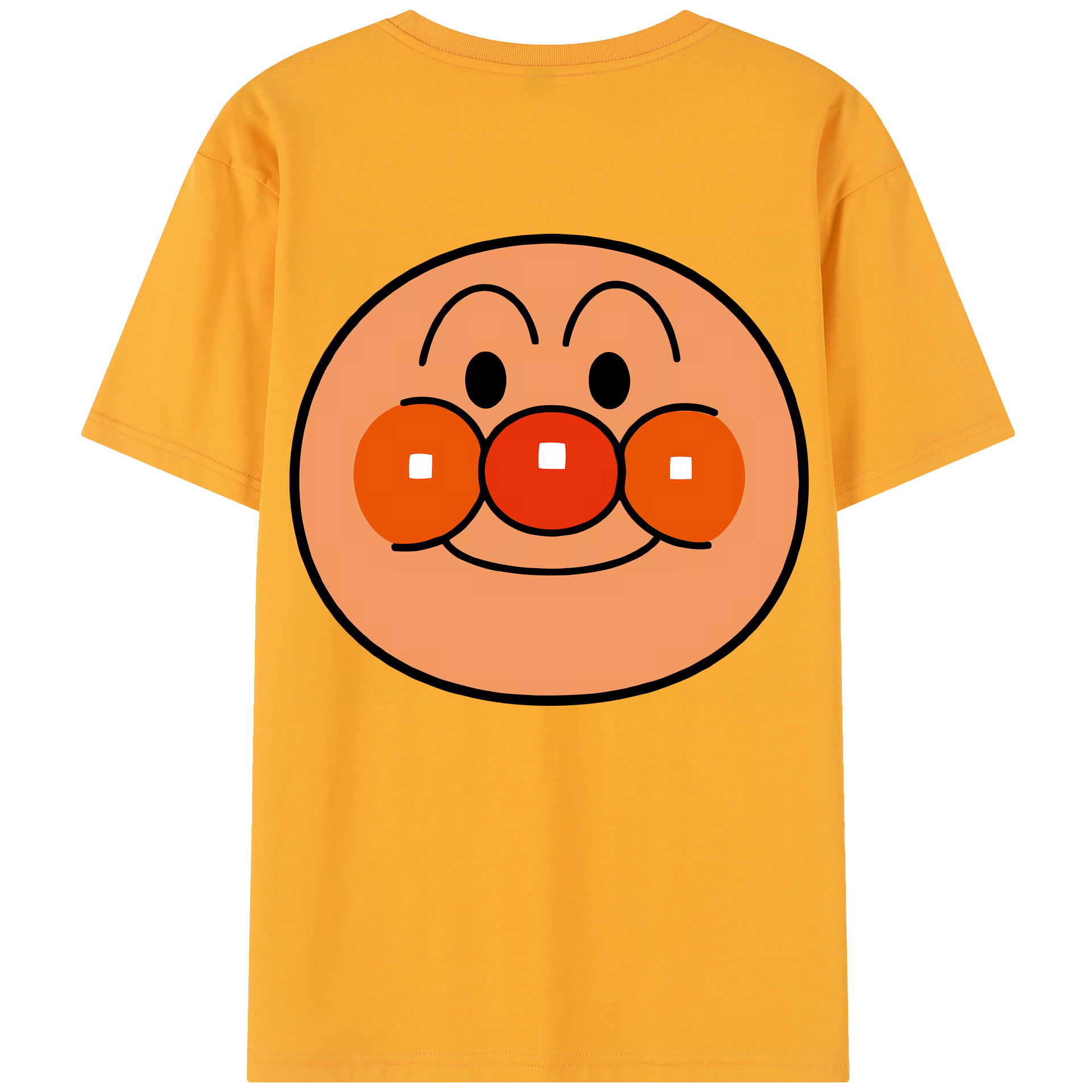 （画像用） アンパンマン Anpanman 綿100％半袖Tシャツ（背面プリント）