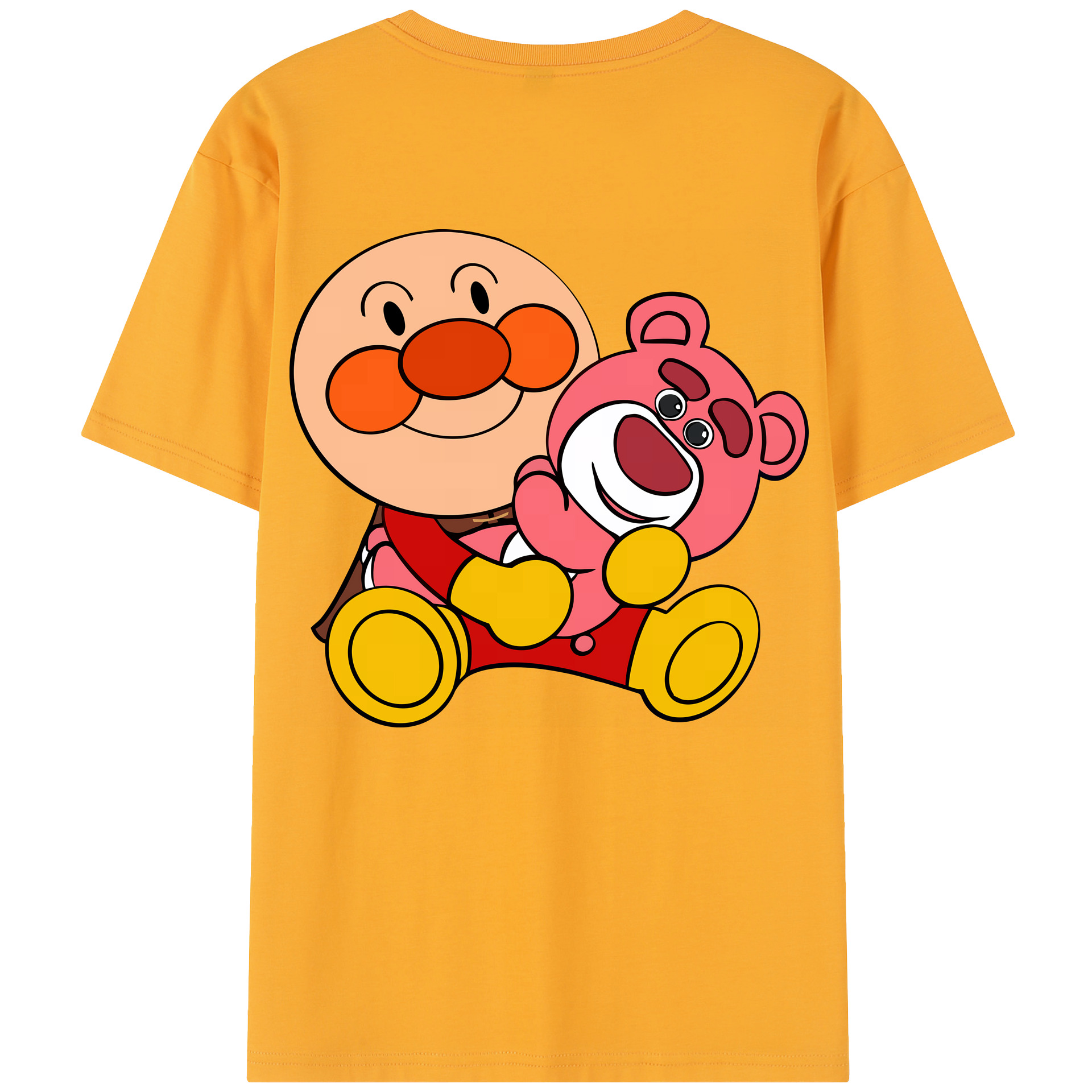 （画像用） アンパンマン Anpanman 綿100％半袖Tシャツ（背面プリント）